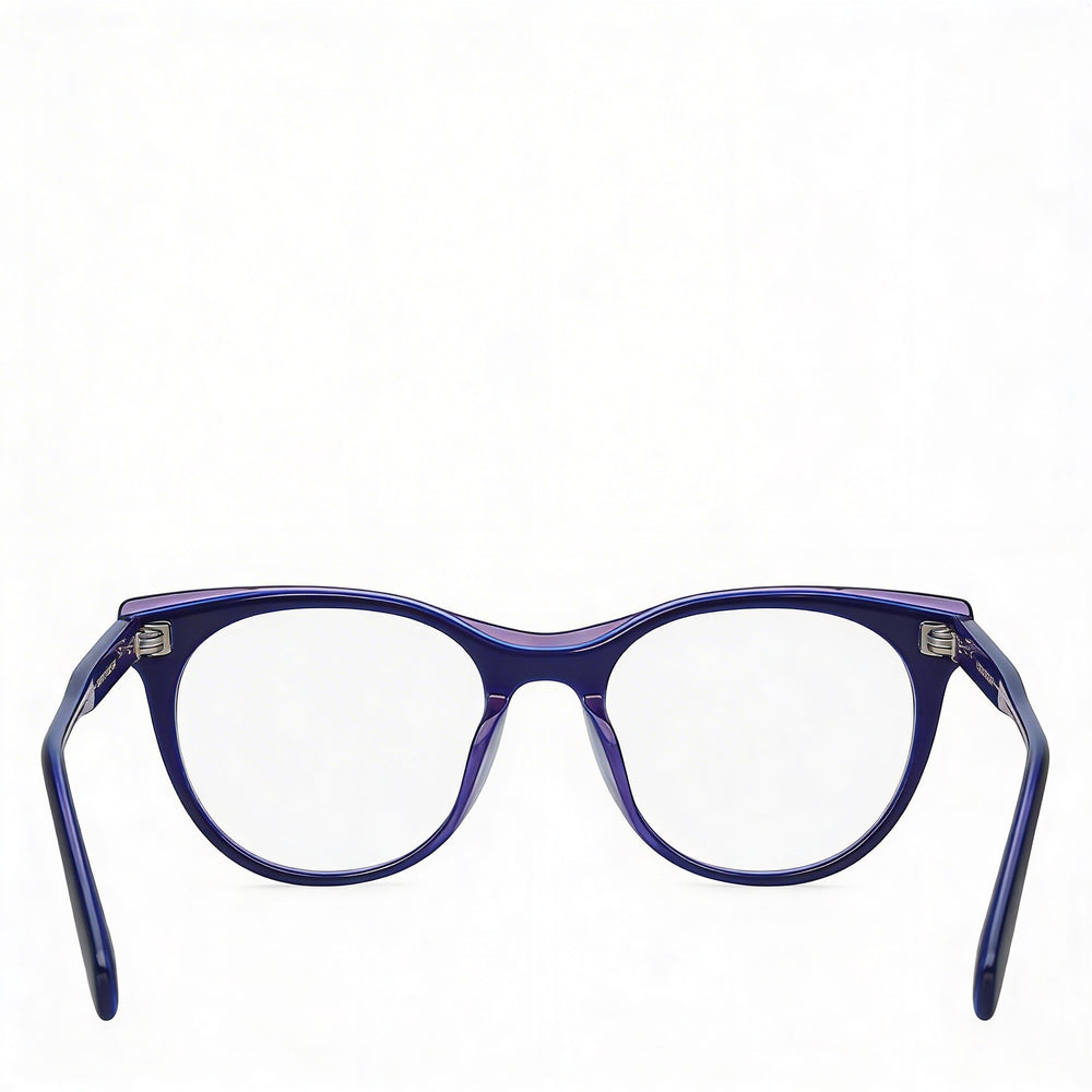Gafas de sol unisex Calvin Klein Ckj19511 de acetato, polarizadas, color azul marino y morado, 51 mm