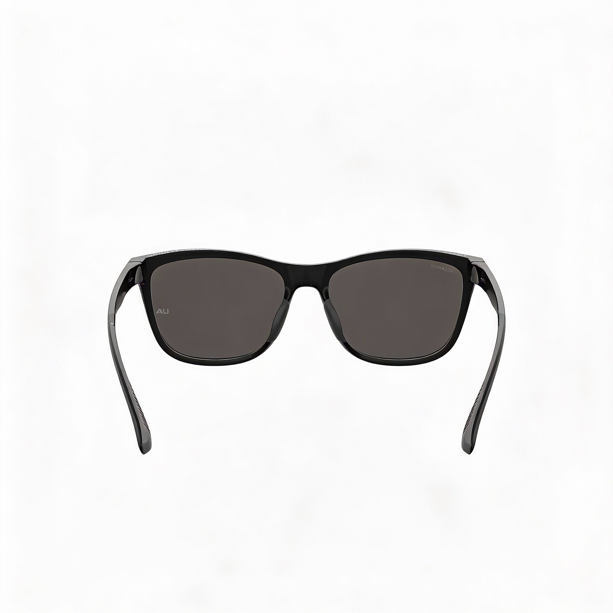 Gafas de sol polarizadas cuadradas UA Play Up para mujer de Under Armour, con protección UV, montura negra brillante y lentes grises de 55 mm., Photo 2
