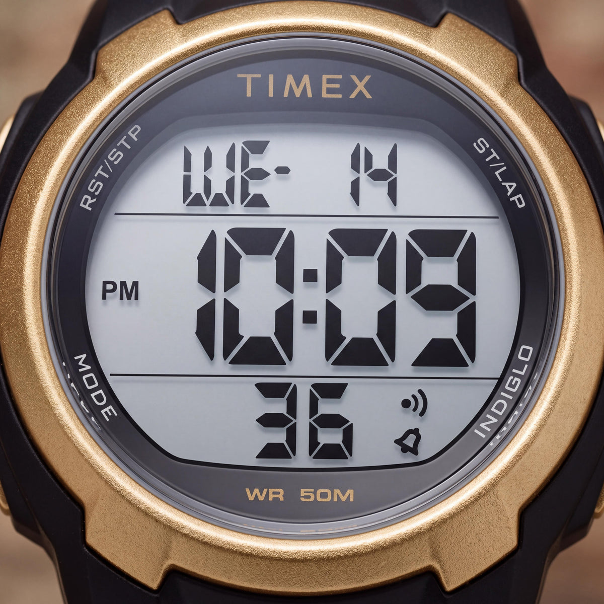 Timex TW5M33600SO Unisex Black Gold Resin Digital Watch with Heart Rate Monitor & 150-Lap Chrono, 40mm, Photo 2