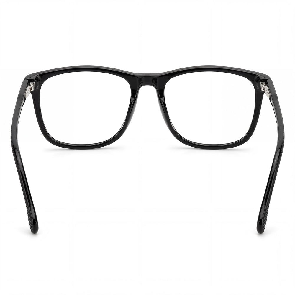 Carrera Carrera 263 Unisex Black Plastic Rectangle Prescription-Ready Eyeglasses 55-17-145