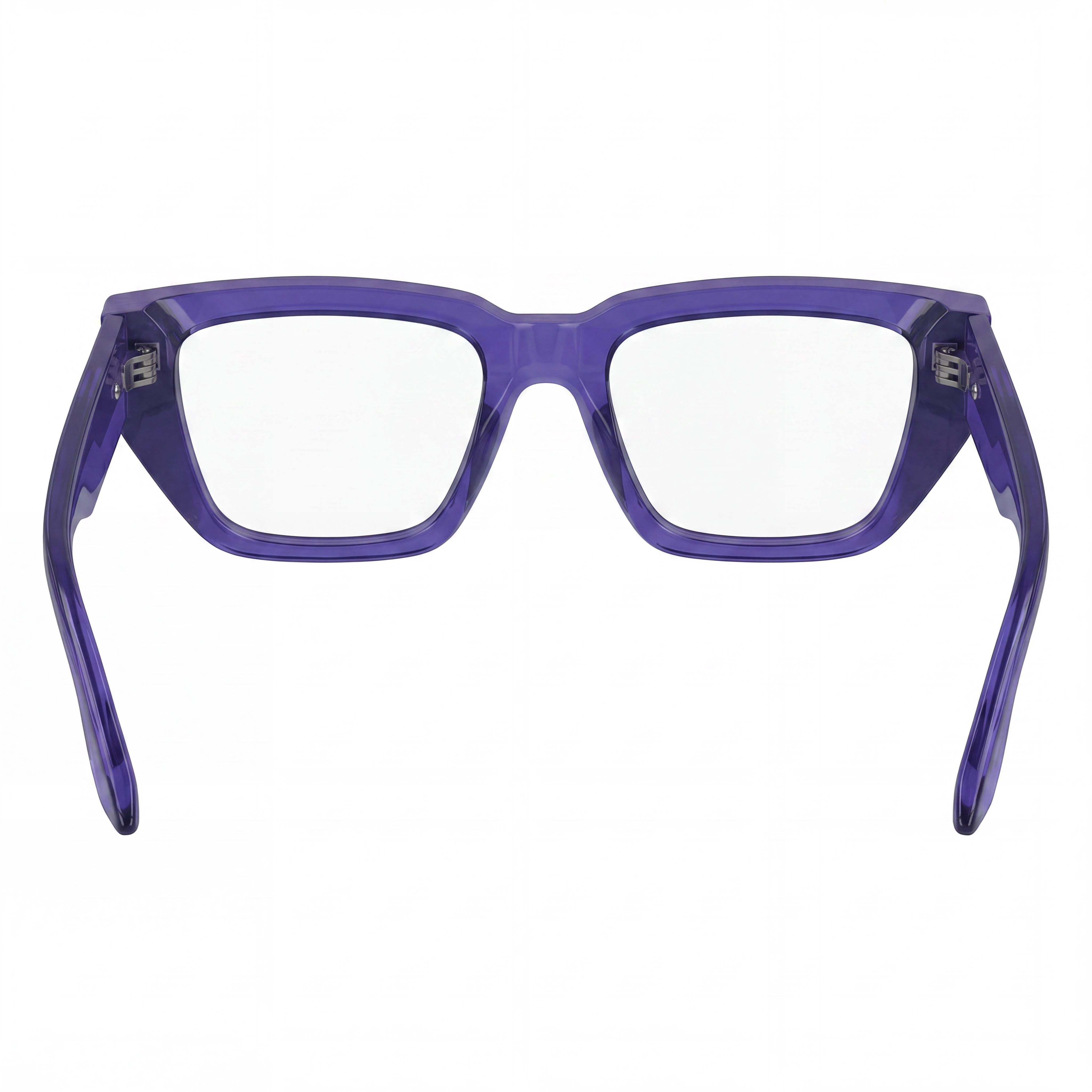 Gafas de sol KARL LAGERFELD modernas para mujer con montura de plástico inyectado violeta, lentes de policarbonato violeta y protección UV 52-19-52, Photo 4
