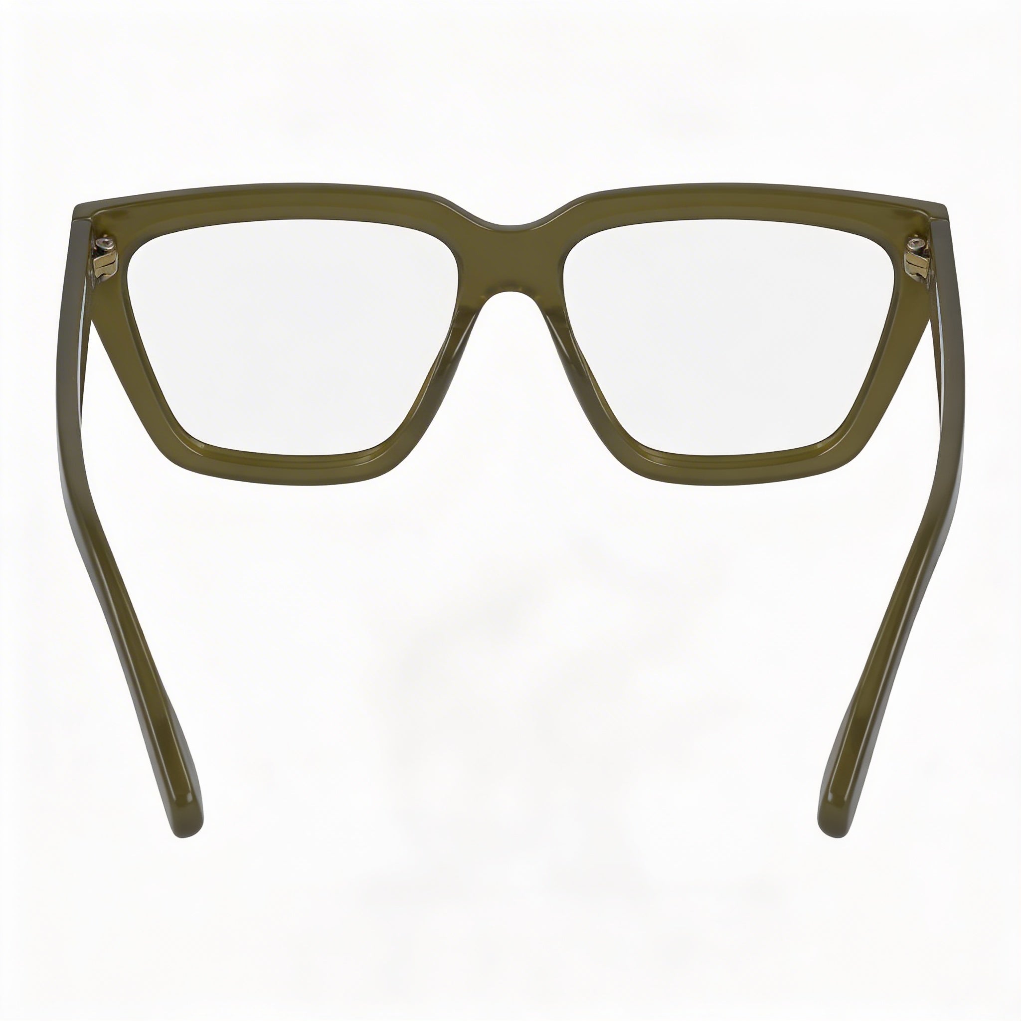 Victoria Beckham Women's Modern VB2658 Style Sunglasses featuring an Olive Acetate Frame and Matching Olive Lenses, Size 53mm, Photo 2