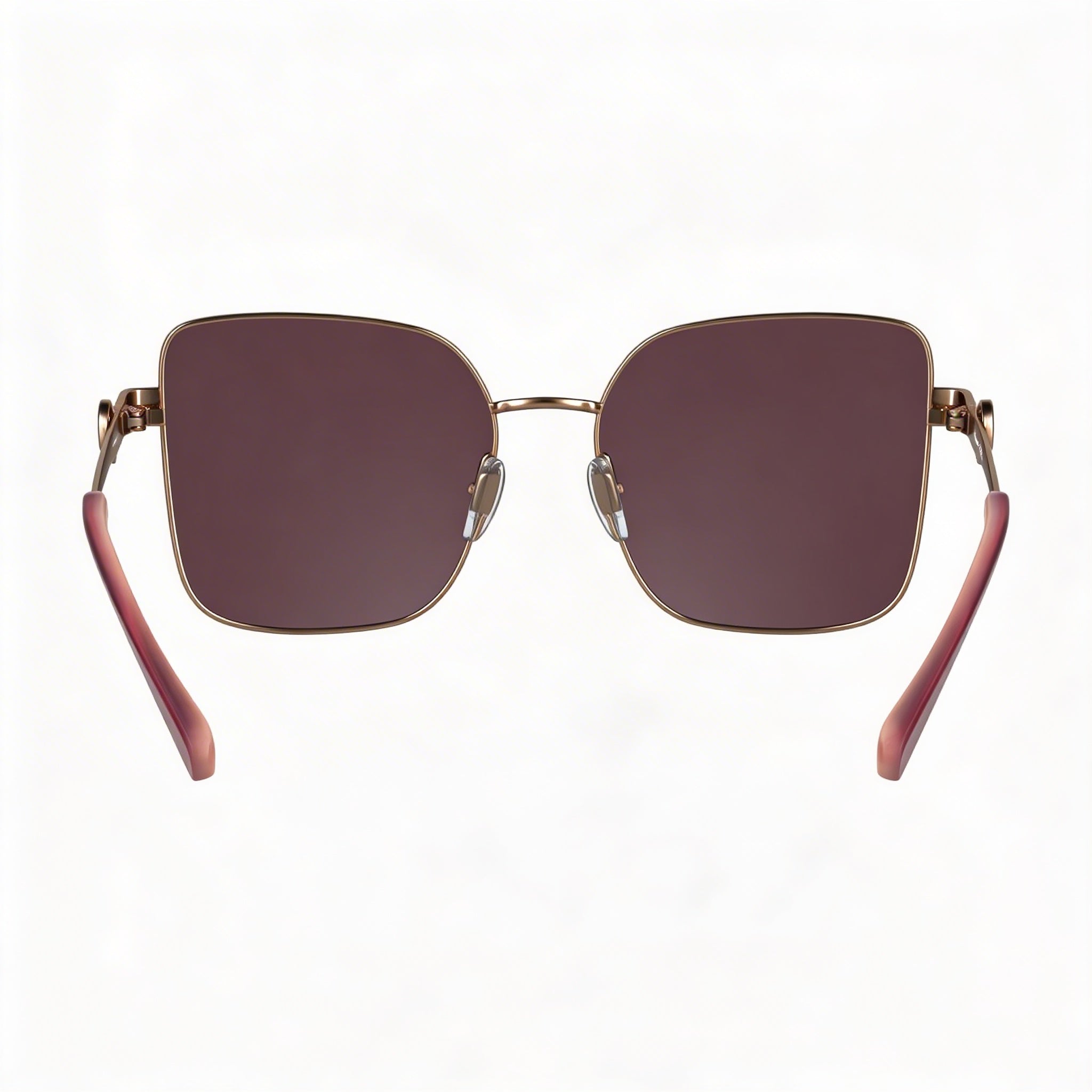 Longchamp Lo181s Gafas de Sol de Acetato para Mujer Ámbar Dorado/Morado UV 400 56mm, Photo 3