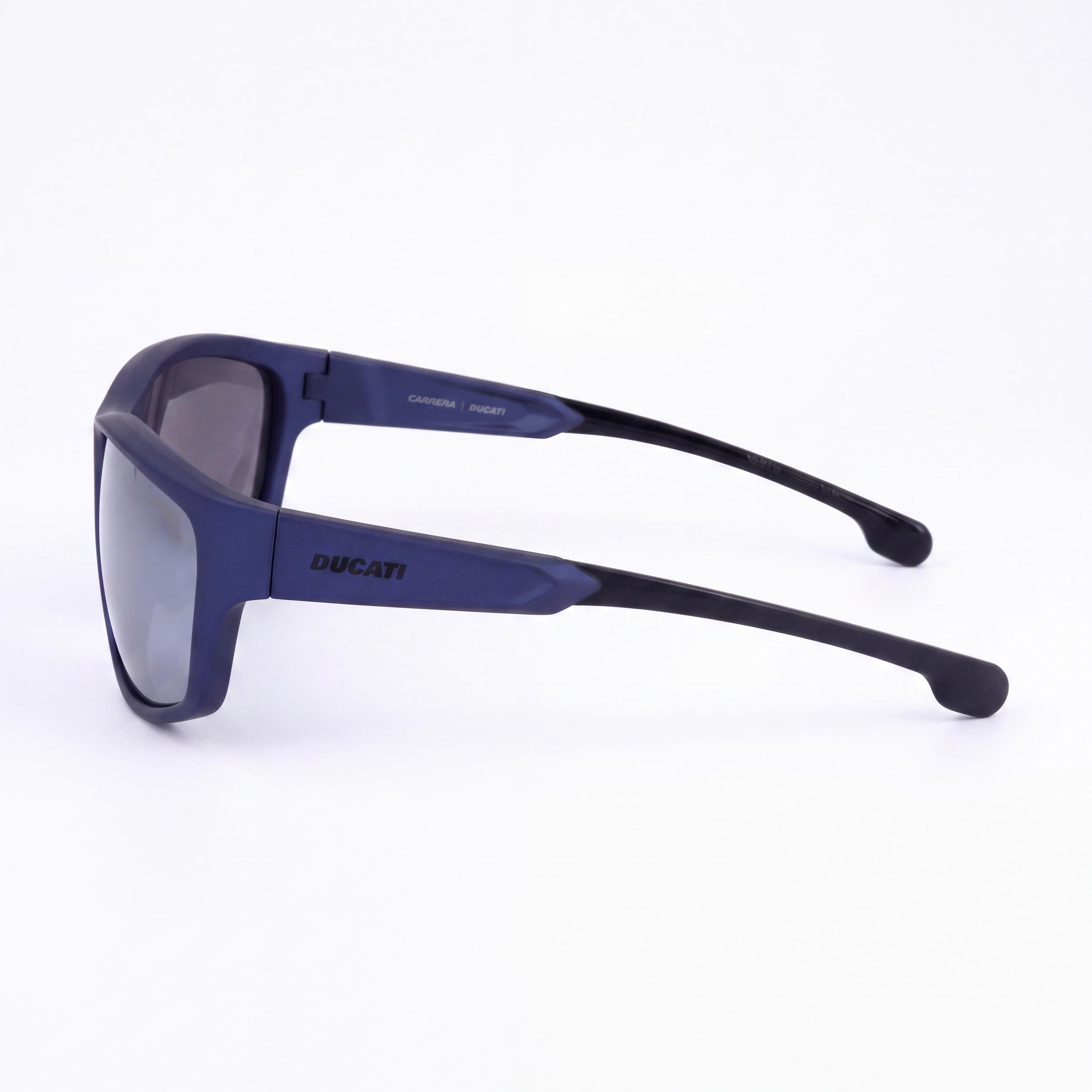 Carrera Casual Gafas de Sol Deportivas para Hombre, Montura Azul Metalizada de Poliamida Inyectada con Protección UV, Lentes de 68mm, Photo 3