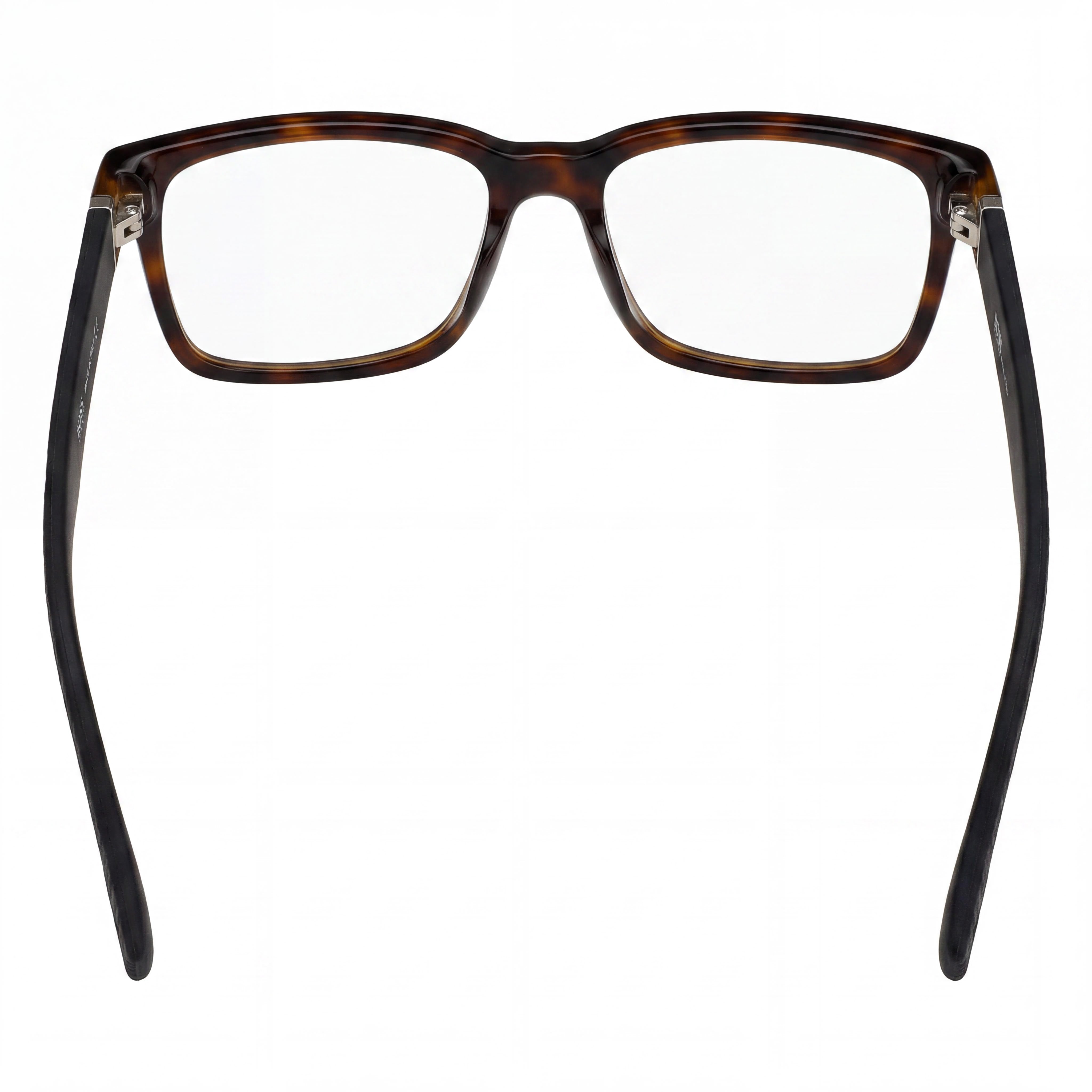 Gafas Hugo Boss Modern Unisex, Plástico Havana Negro Plateado, Sin Cristales Havana Negro, 55-17, Photo 3