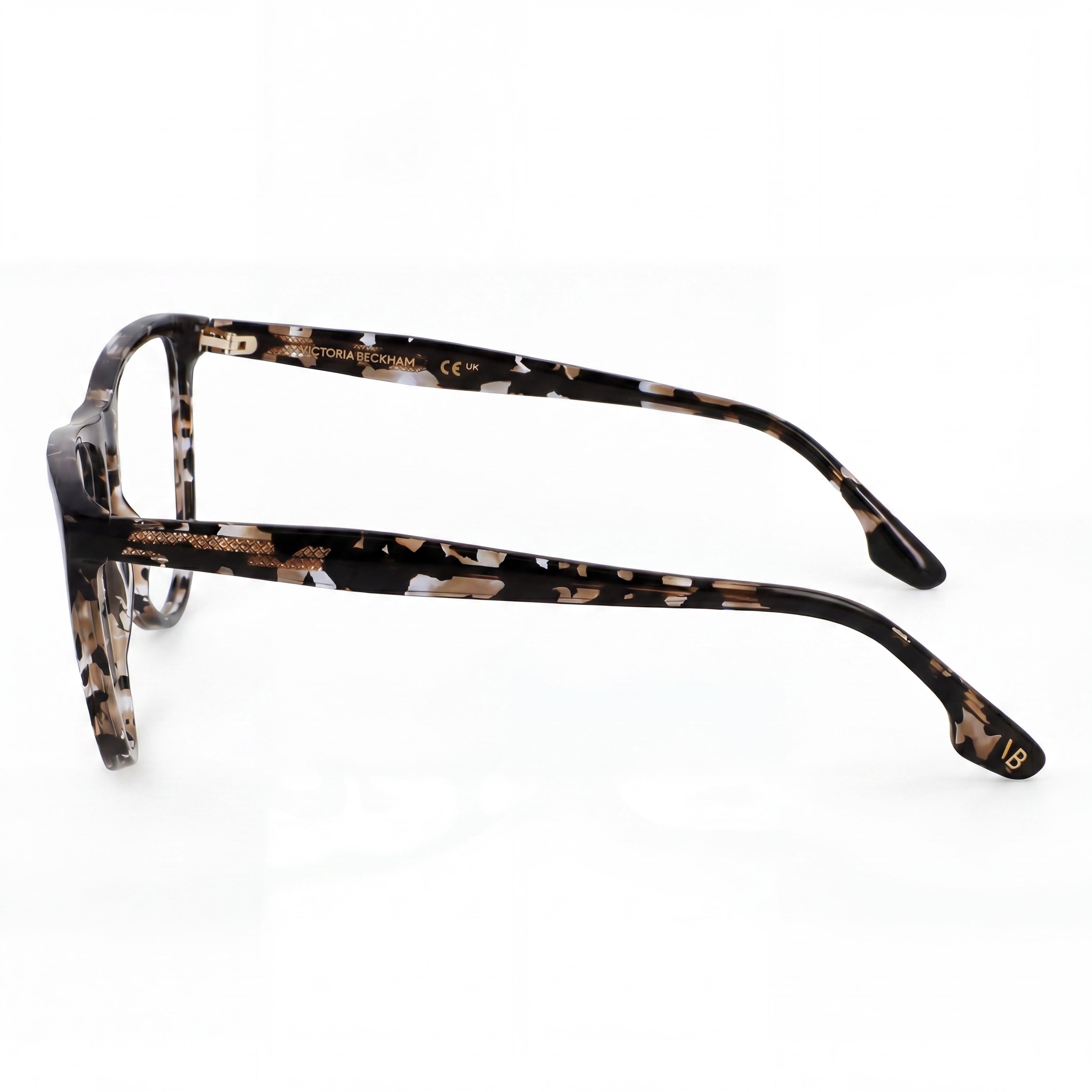 Monturas ópticas Victoria Beckham Vb2672 para mujer, color Havana, color negro, ancho de lente de 56 mm, ancho de puente de 15 mm, longitud de patilla de 140 mm, Photo 3