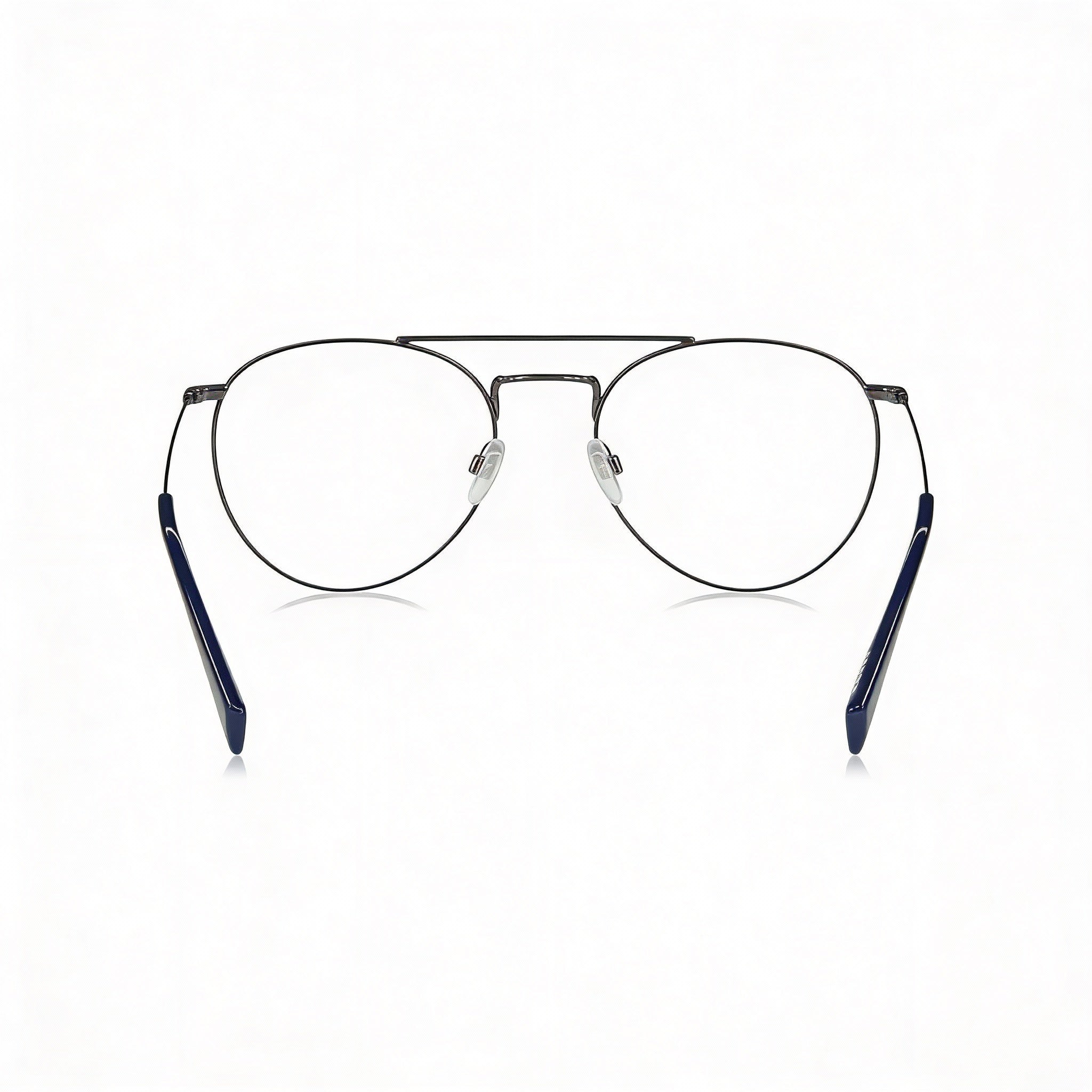 Levi's Lv 1006 Unisex Round/Oval Metal Eyeglasses, Dark Ruthenium, Lens 54mm Bridge 19mm Temple 145mm, Photo 4