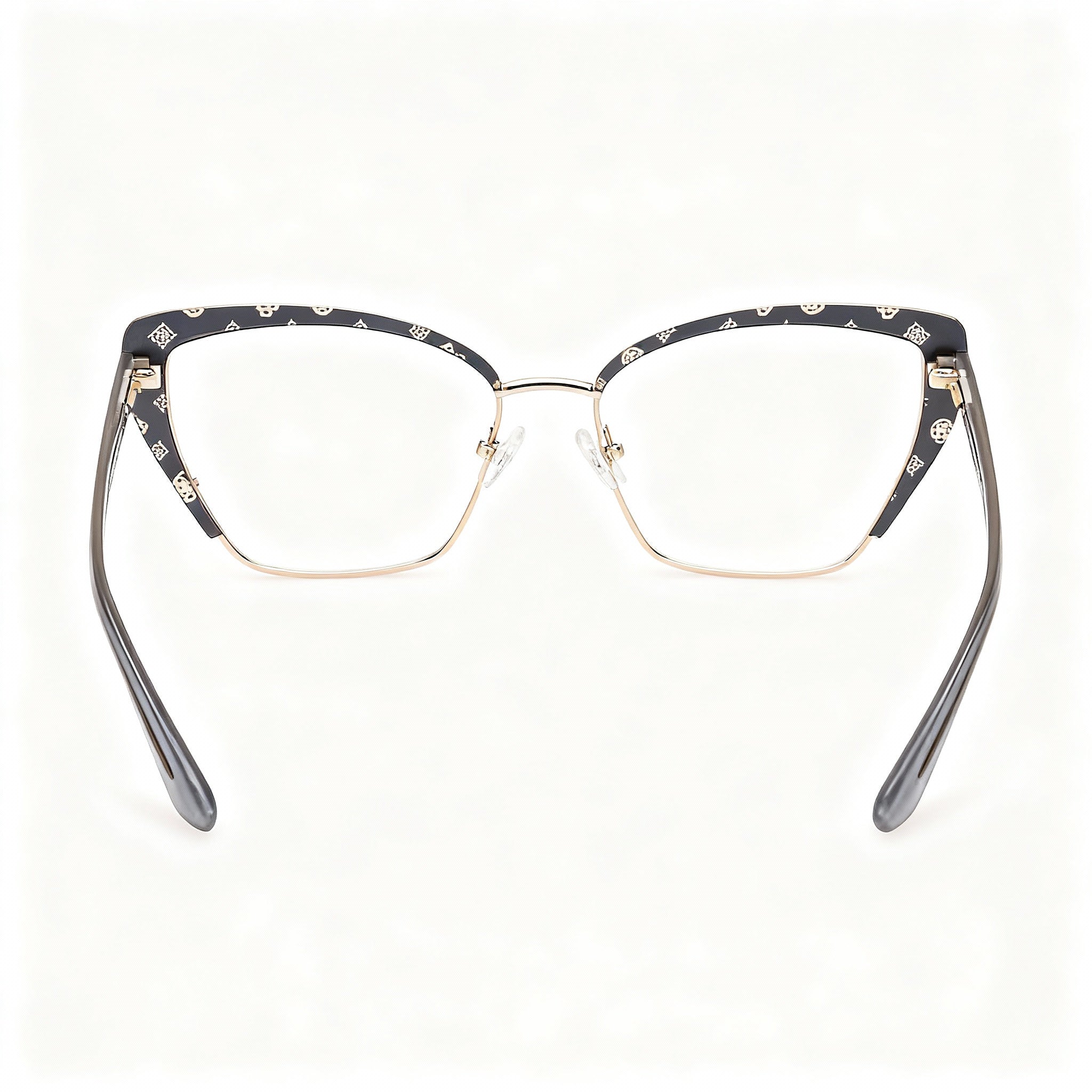 Women's GUESS GU50122 Metal Optical Frames, Matte Grey, 54mm Lens, 16mm Bridge, 145mm Temple, Photo 3