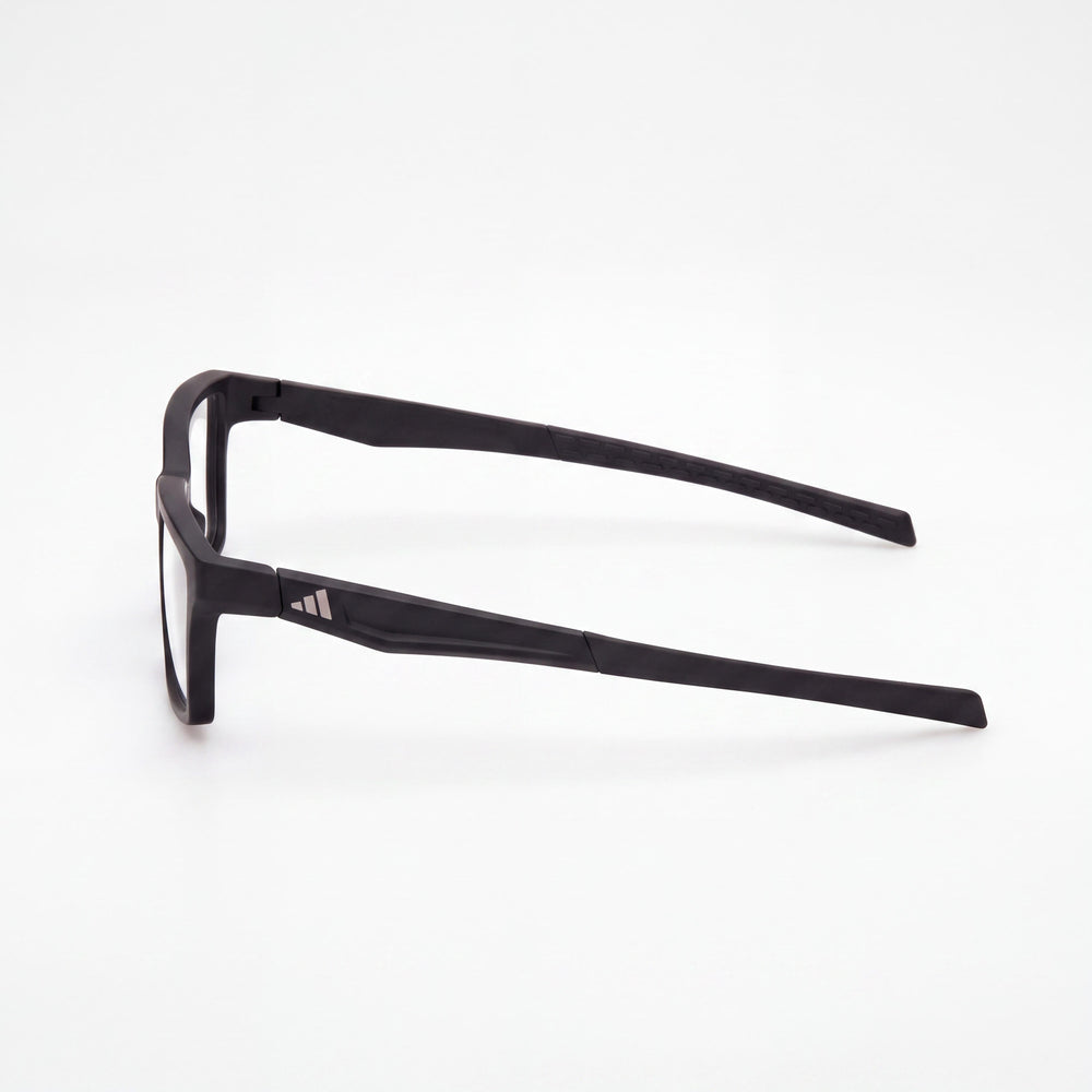 adidas Classic Men's Eyewear with Injected Frame Construction, Matte Black Finish, 56mm Lens Width