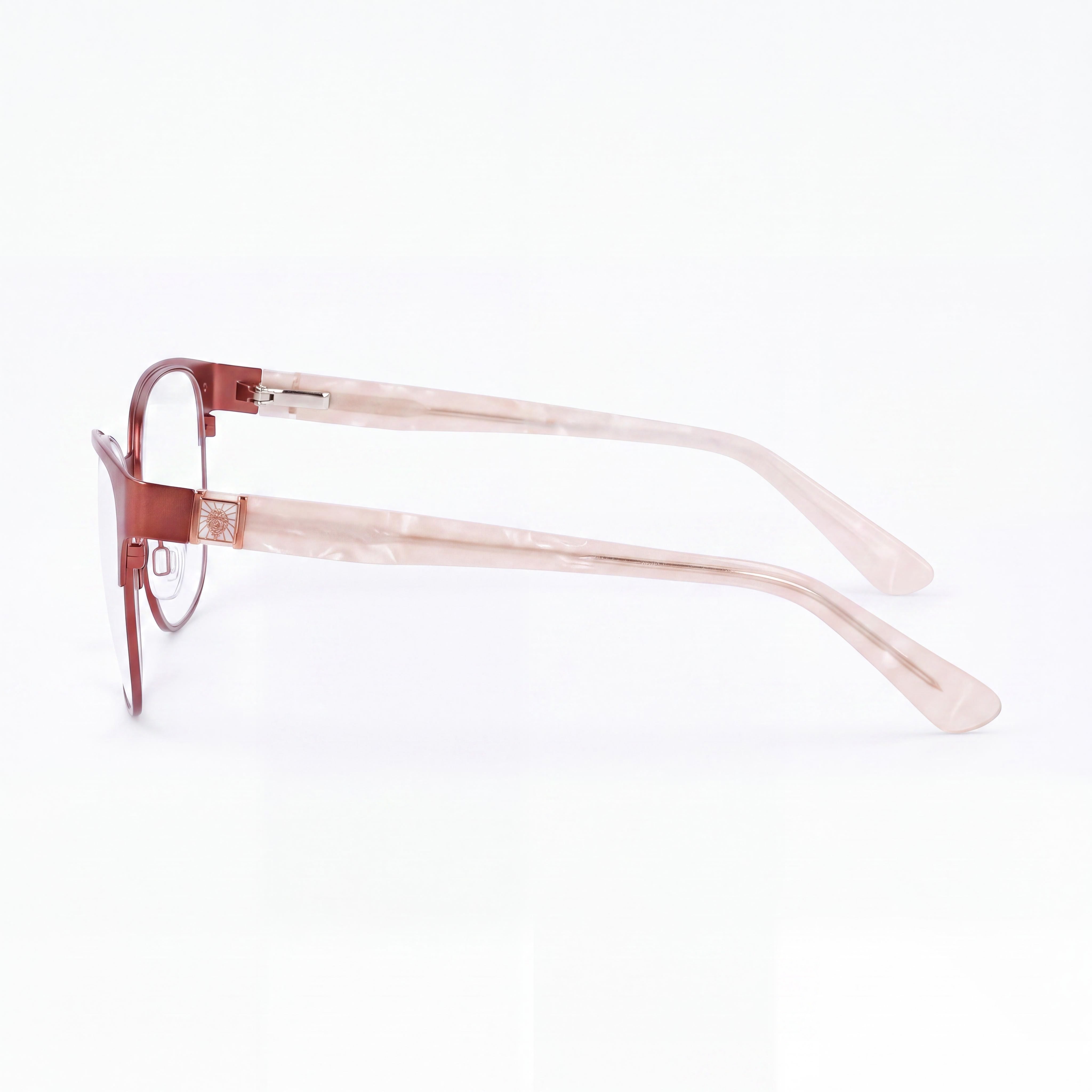 Anne Klein Ak5122 Unisex Acetate Mocha Eyeglasses with Polycarbonate Lenses 52-17-135, Photo 2