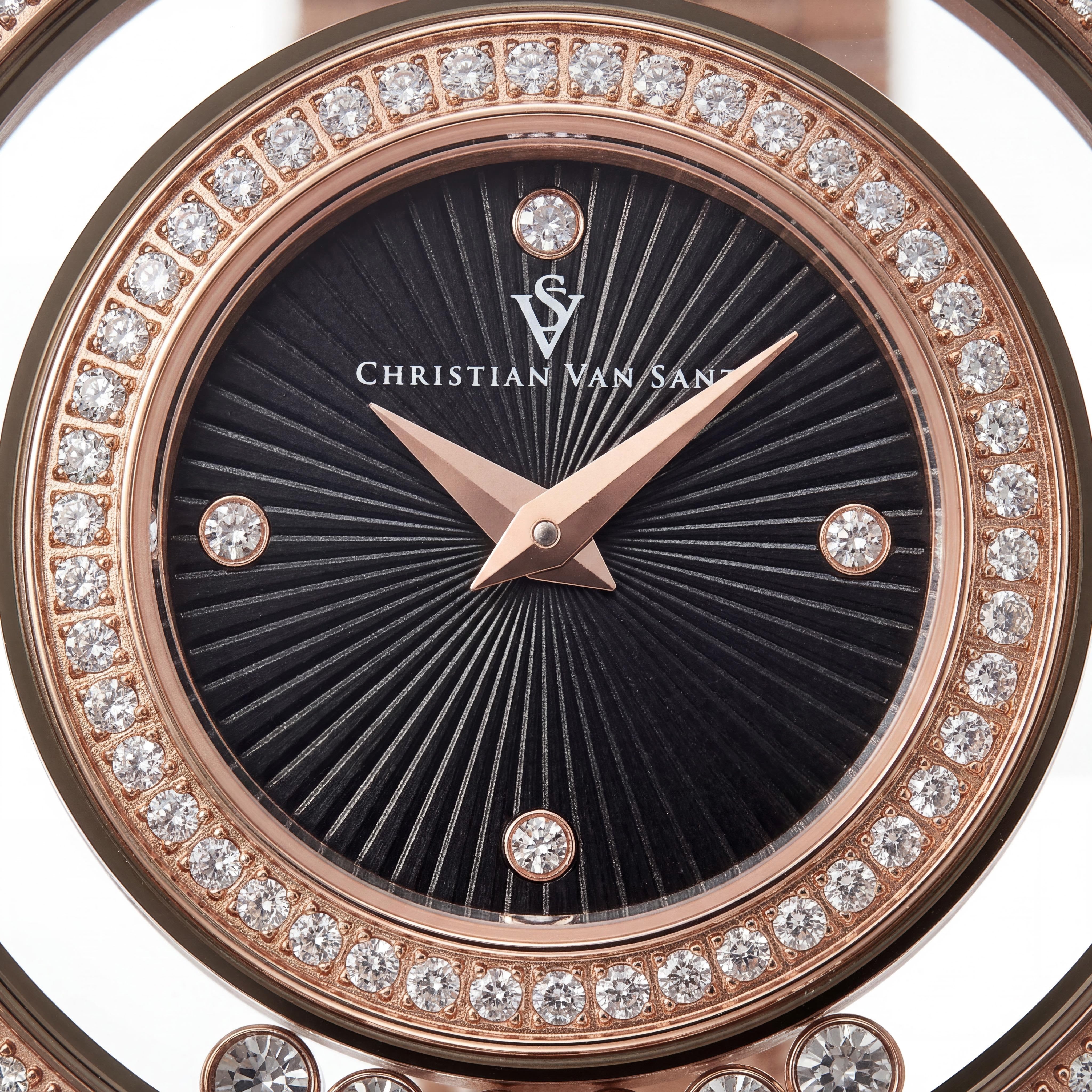 Christian Van Sant CV4833 Gracieuse Women's Rose Gold Stainless Steel Quartz Water Resistant Watch 34mm, Photo 2