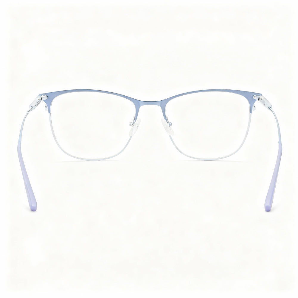 Gafas de sol Calvin Klein CKJ22206 para mujer con montura metálica azul y lentes de policarbonato polarizadas, talla 52-17-140 mm