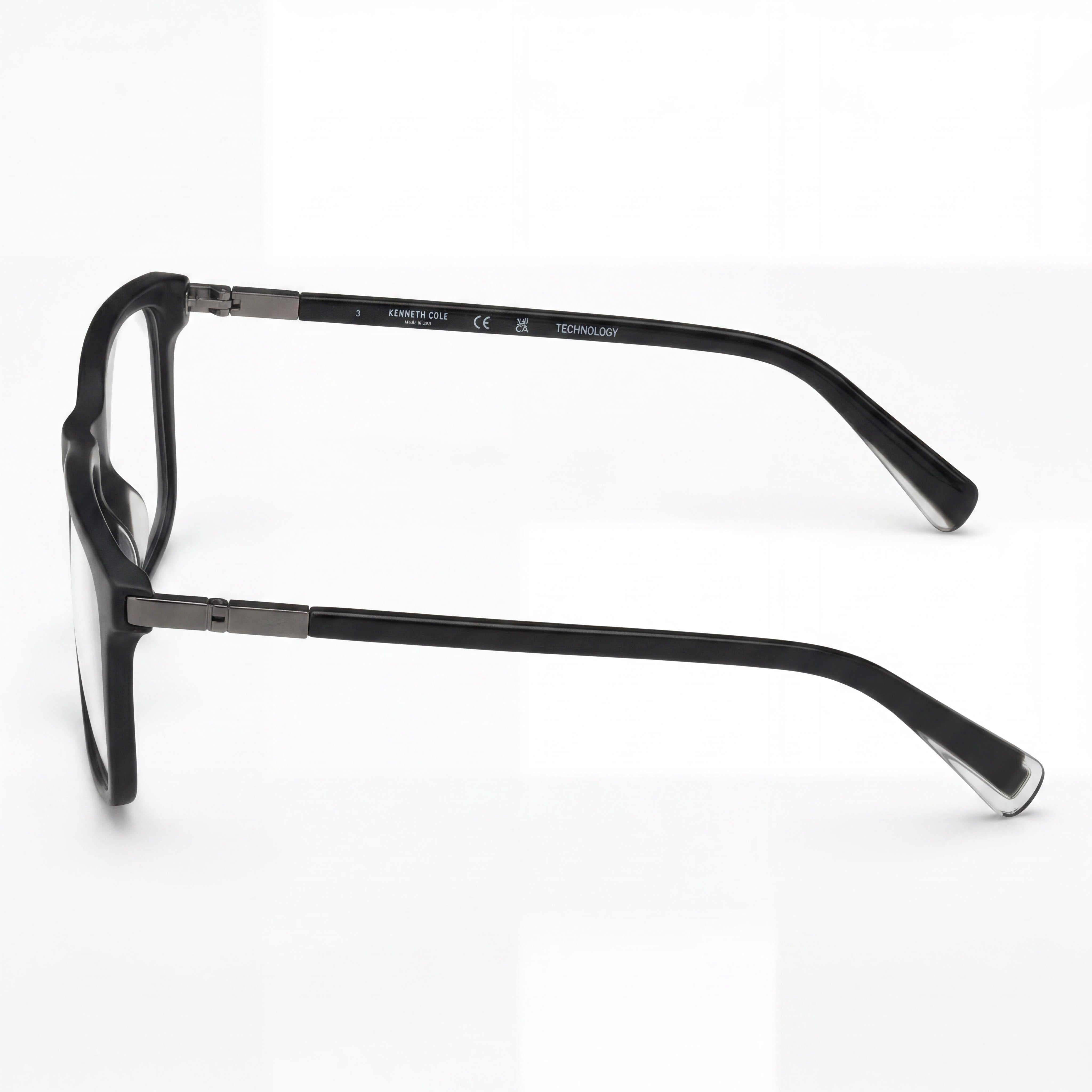 Kenneth Cole New York Kc0359 Men's Dark Green Plastic Frame Polycarbonate Lens Eyewear 56mm, Photo 2