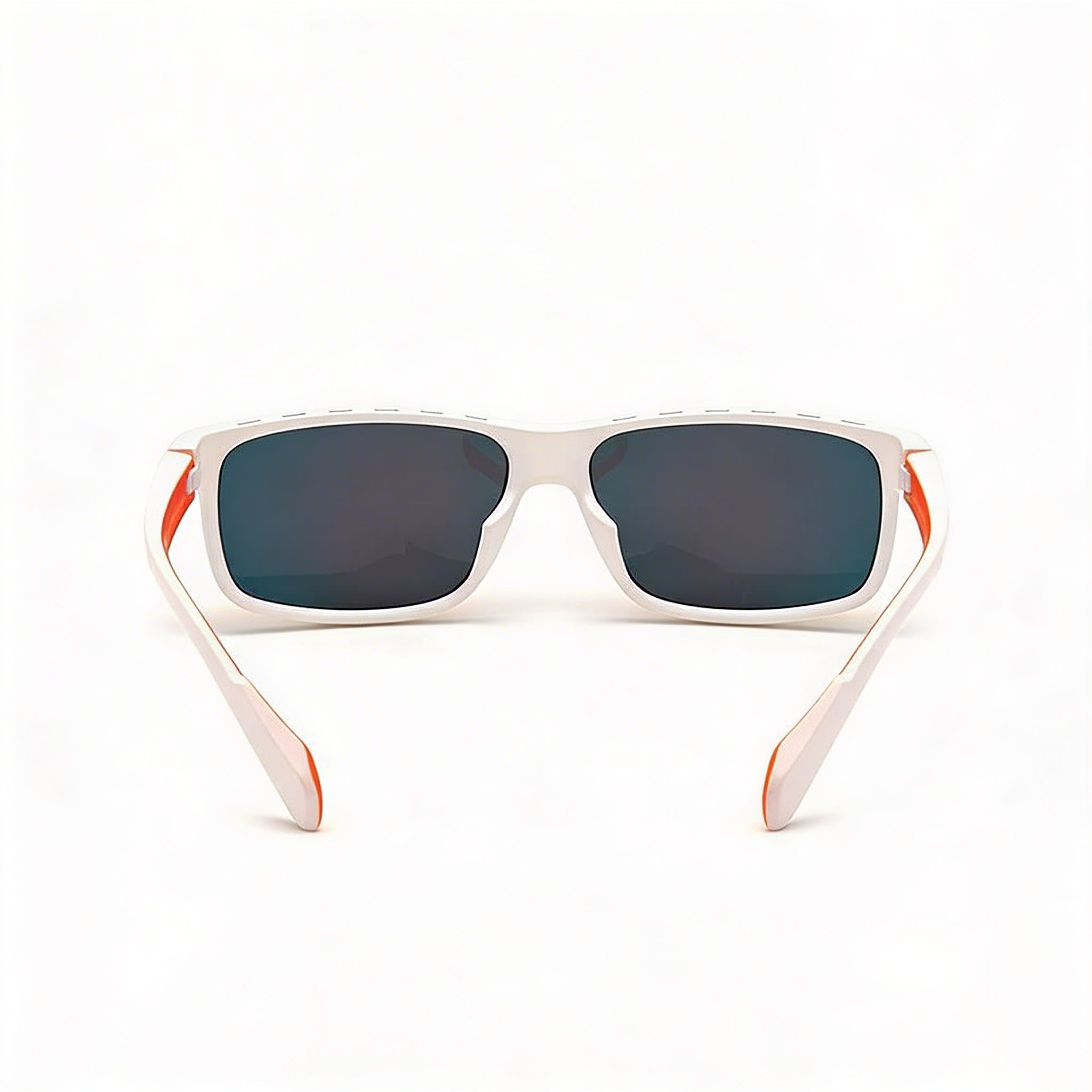 adidas Contemporary Men's White Plastic Frame Red Mirror 100% UV Protection Sunglasses 58mm, Photo 4