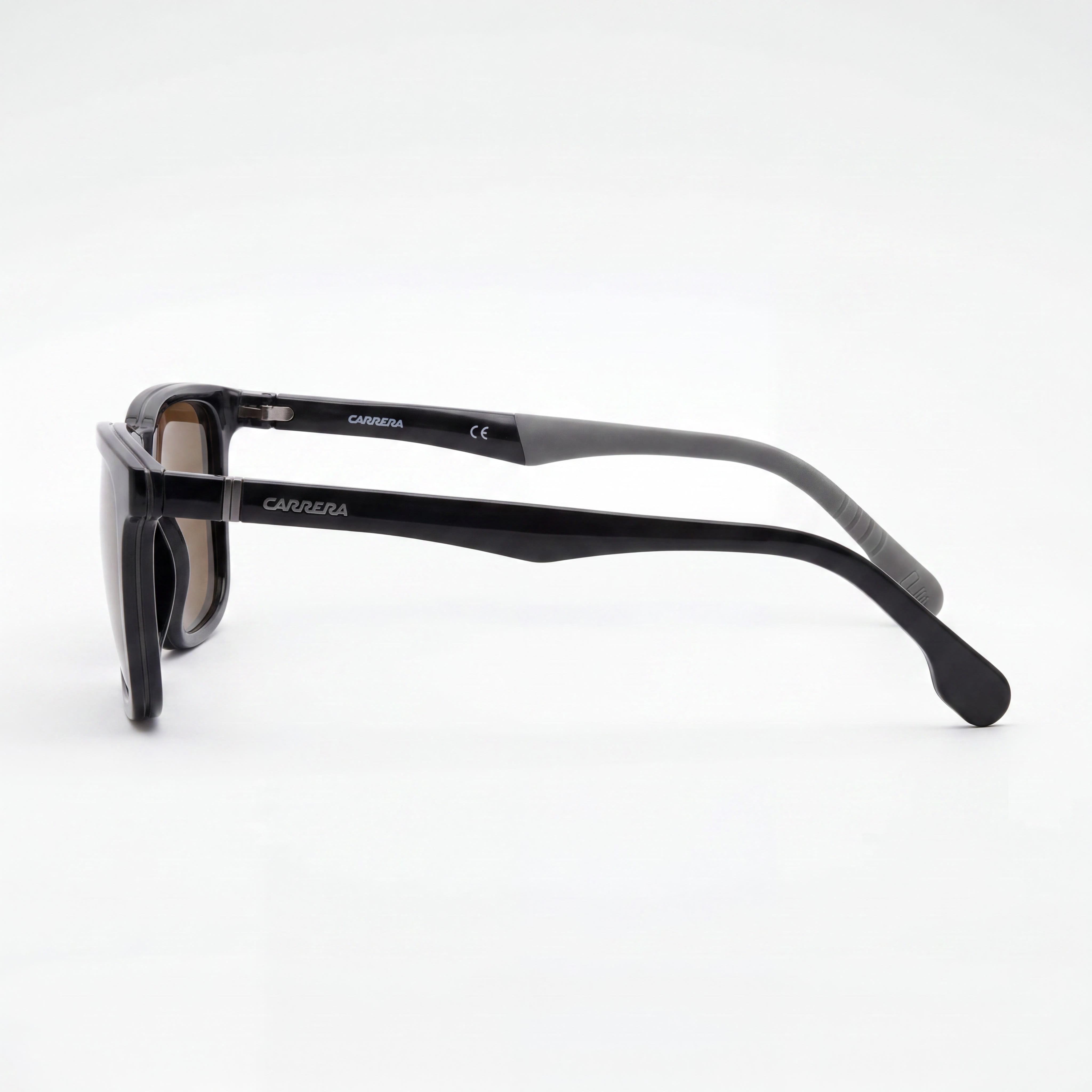 Gafas de sol unisex Carrera CA-8045-CS con clip en negro/marrón, inyección de propionato y protección UV 100 % (lente bronce de 53 mm), Photo 3