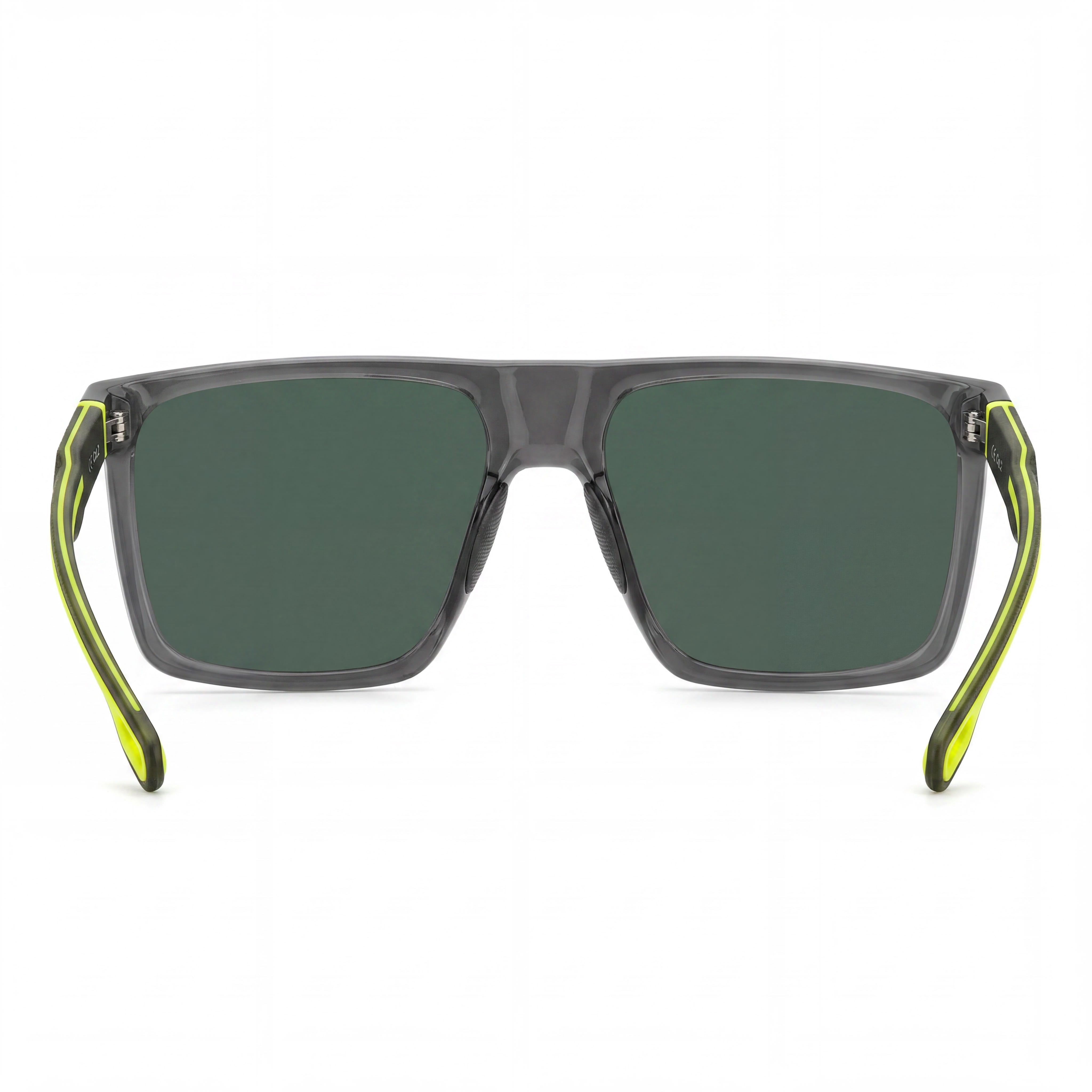 Carrera CASUAL Women's Grey Yellow Fluo Eco Polyamide Non-Polarized UV 400 Sunglasses 58mm, Photo 4
