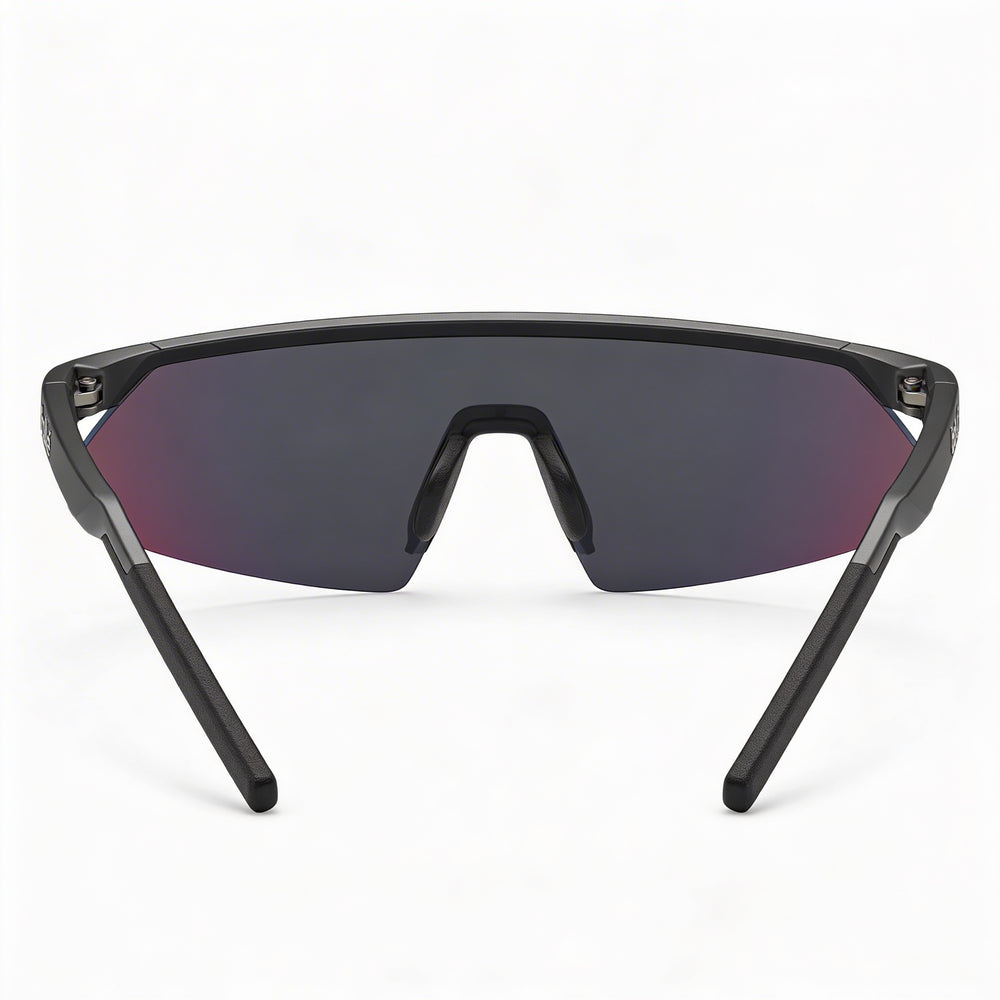 bollé Unisex-adult Multicoloured Acrylic Frame Sunglasses with Multi Glass Non-Polarized Lenses, Size 1