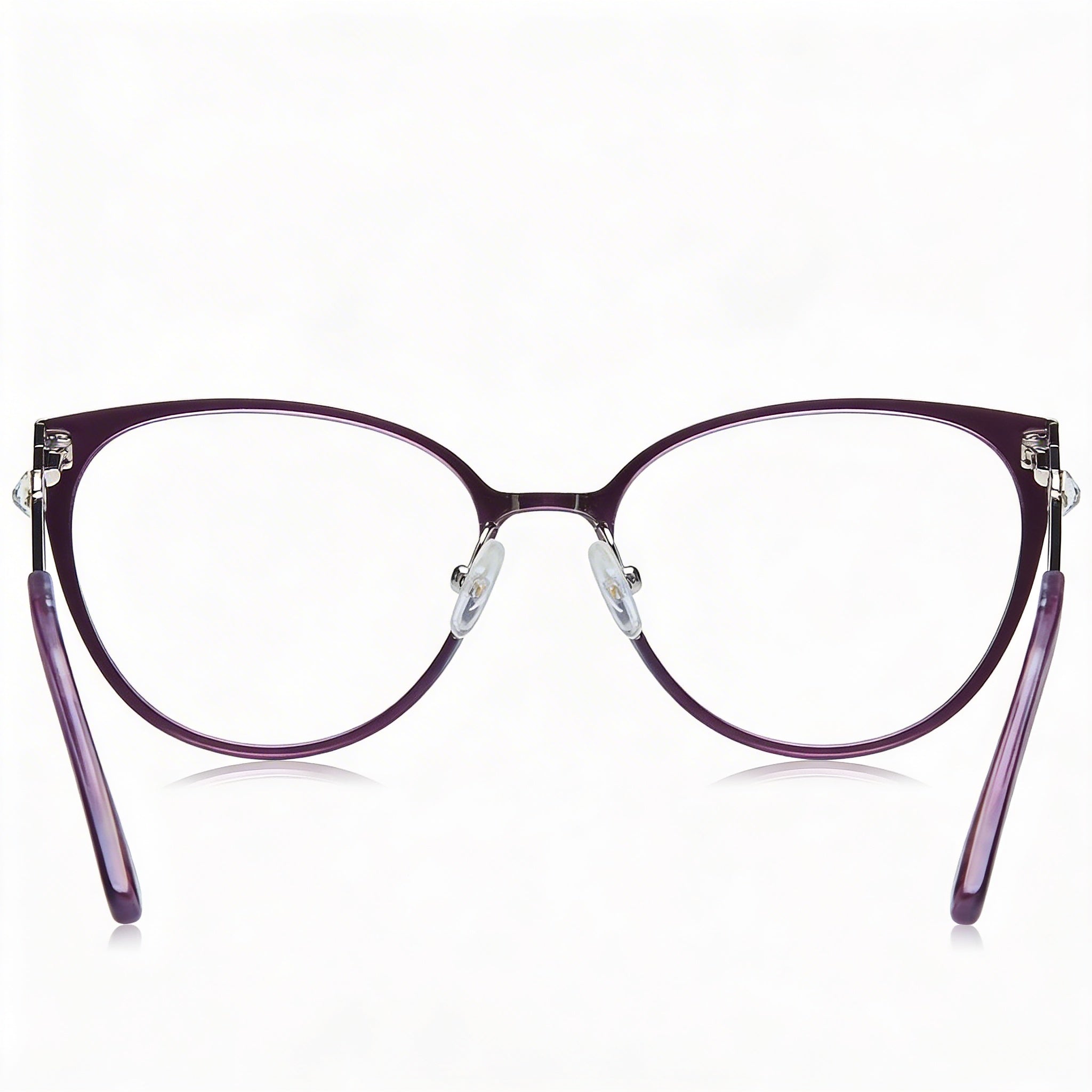 Juicy Couture JU 221 Matte Violet Square Unisex Eyeglasses, 51mm, Photo 3