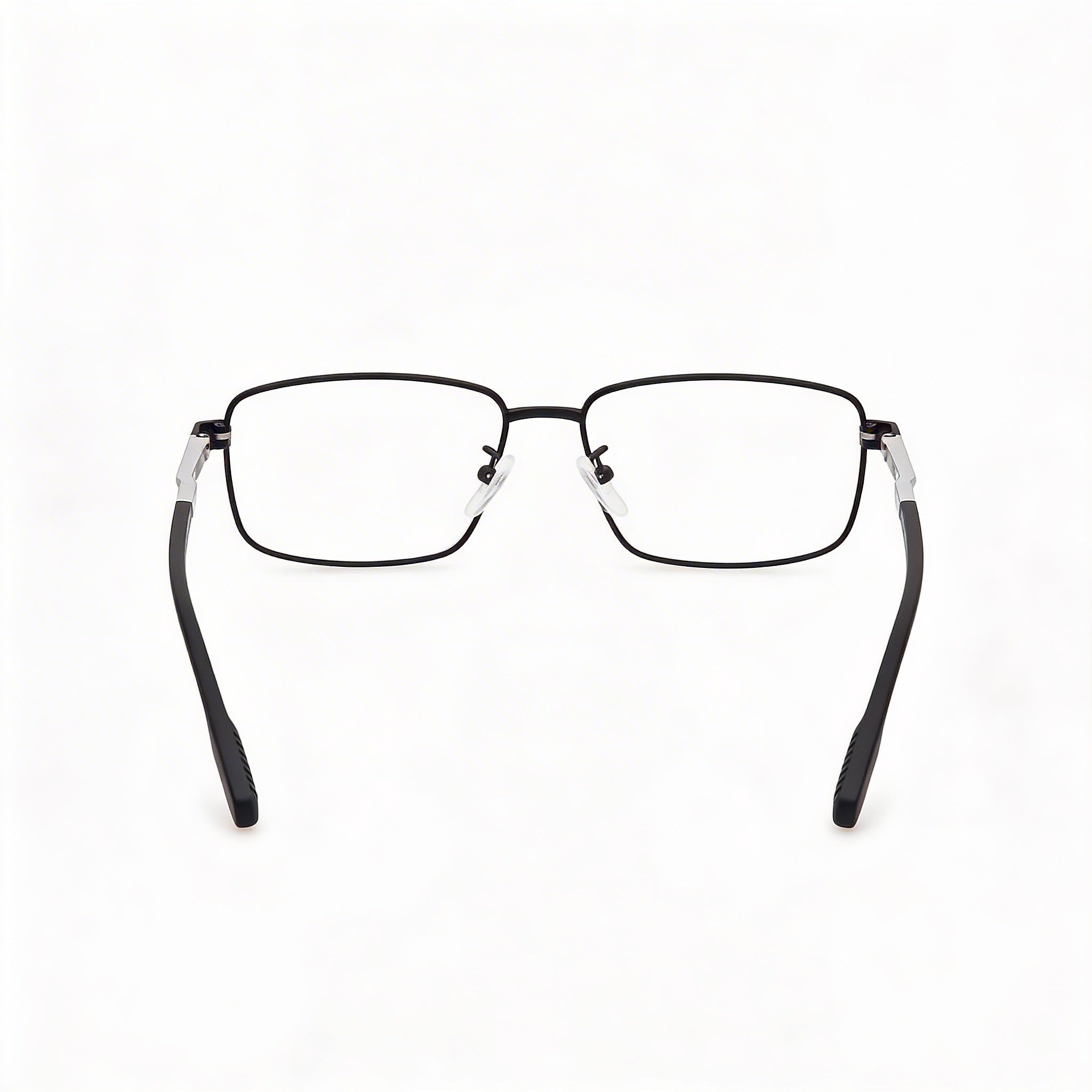 Adidas Casual Unisex Metal Matte Black Transparent Eyeglasses 55-15-145, Photo 3