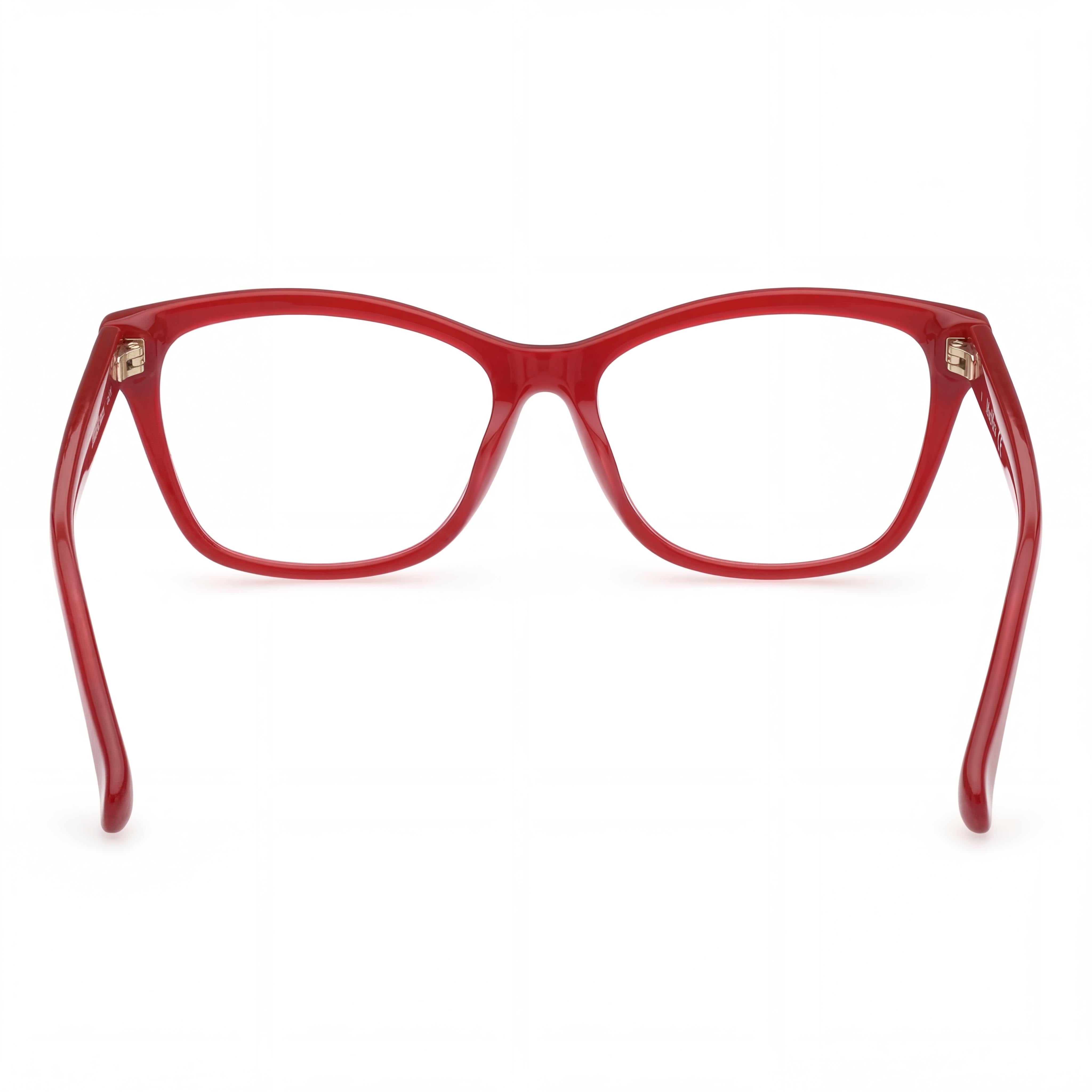 MaxMara Mm5032-f Men's Red Plastic Frame with Polycarbonate Lenses Eyewear 54-15-145mm, Photo 3