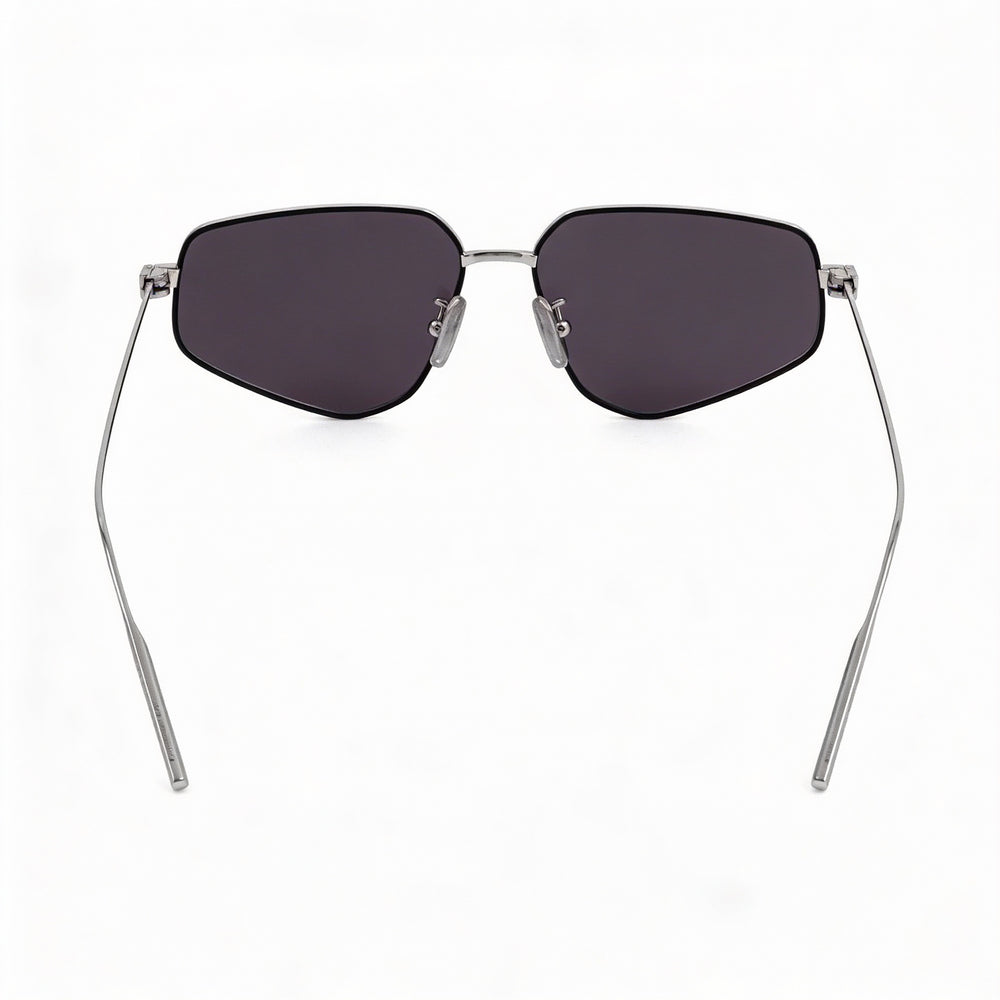 Gafas de sol Givenchy Casual para mujer, de metal, con acabado ahumado paladio brillante, 57-14-140