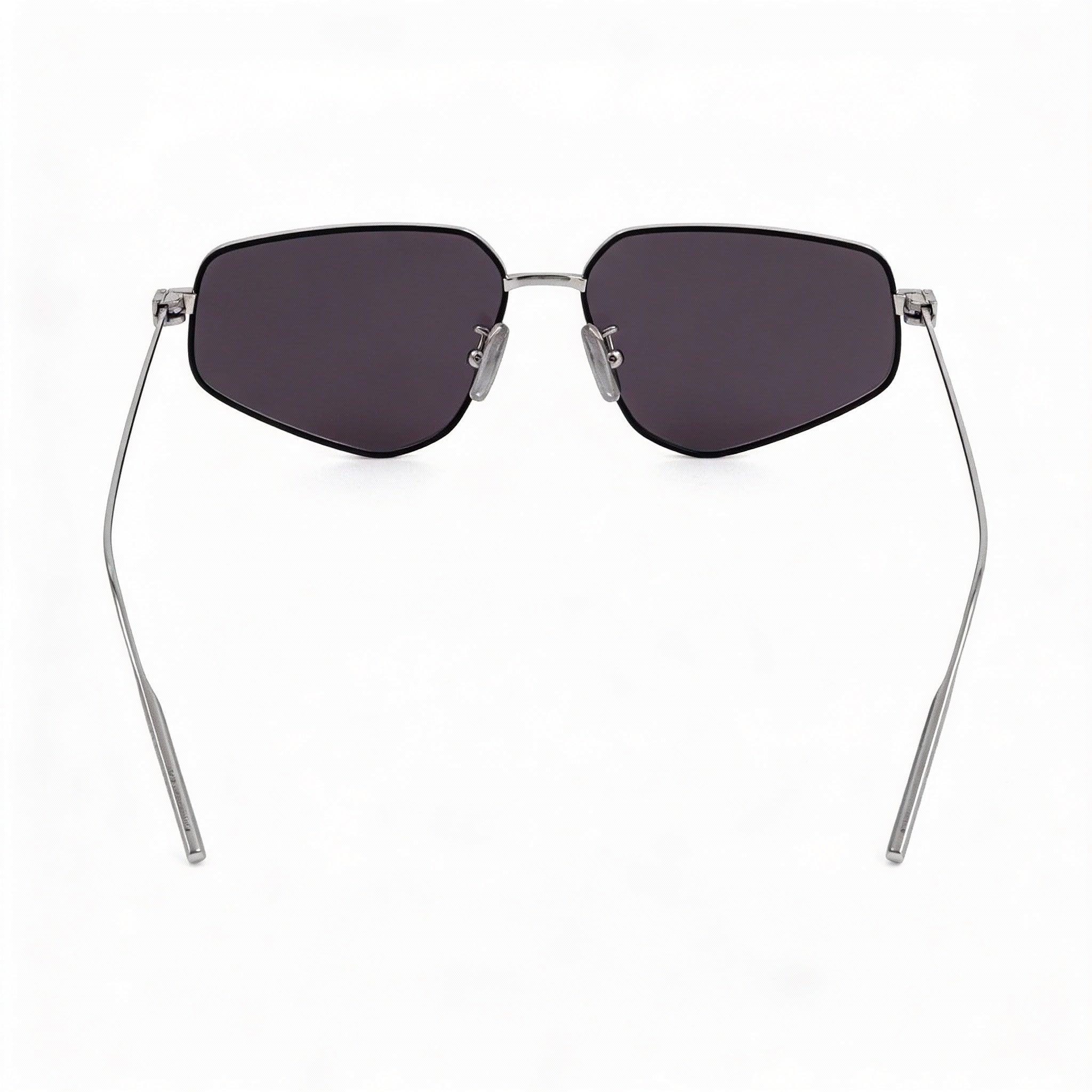 Givenchy Casual Women's Metal Sunglasses Shiny Palladium Smoke 57-14-140, Photo 3