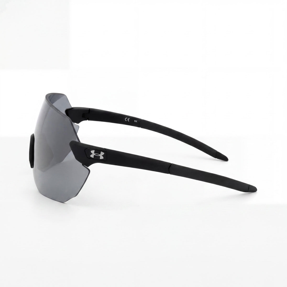 Under Armour HALFTIME/F Matte Black Rectangle Sunglasses Unisex, 99mm, Photo 3