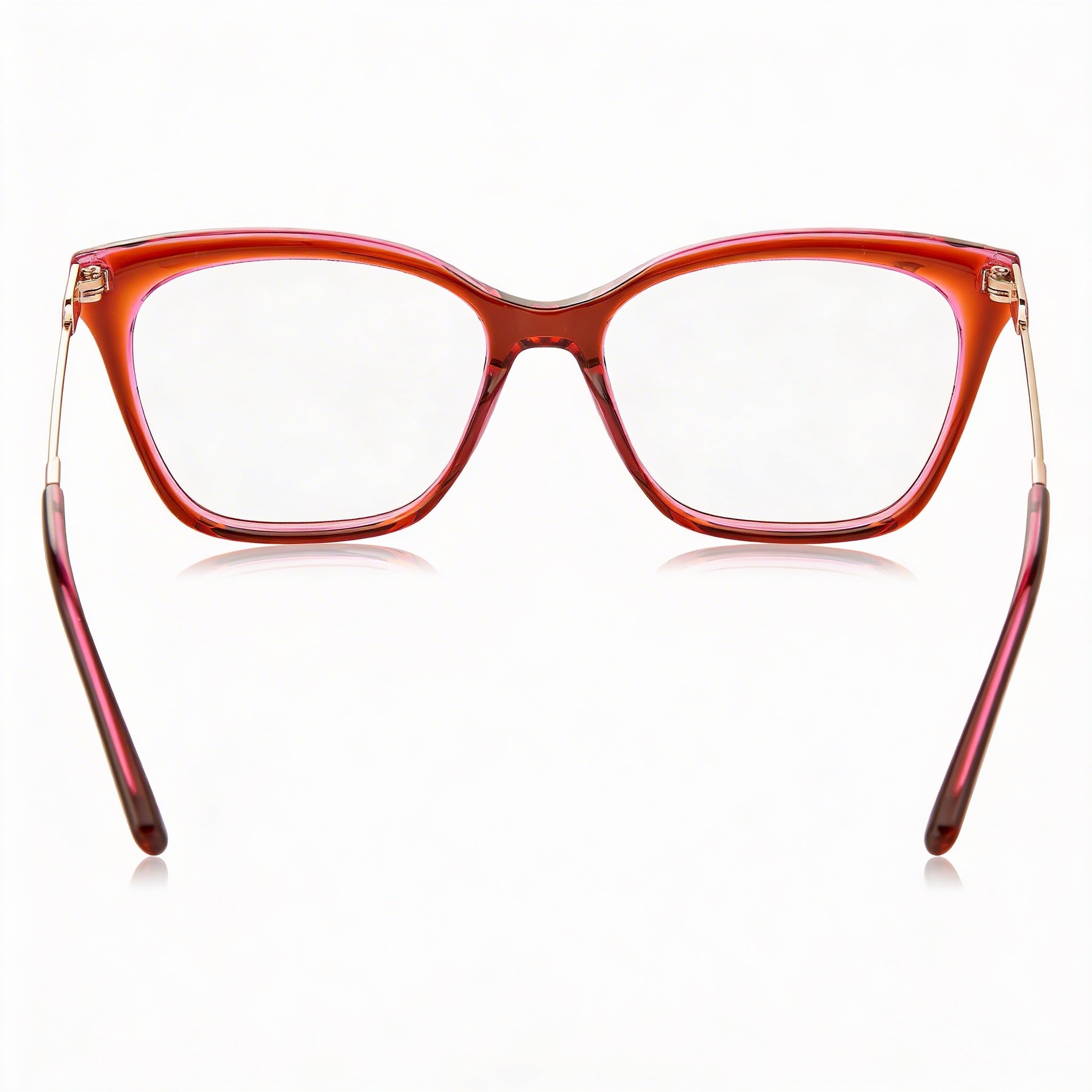 Karl Lagerfeld Modern Women's Eyewear, Acetate Frame in Brown Rose, Brown Rose Lenses, 54mm Lens Width, Photo 2