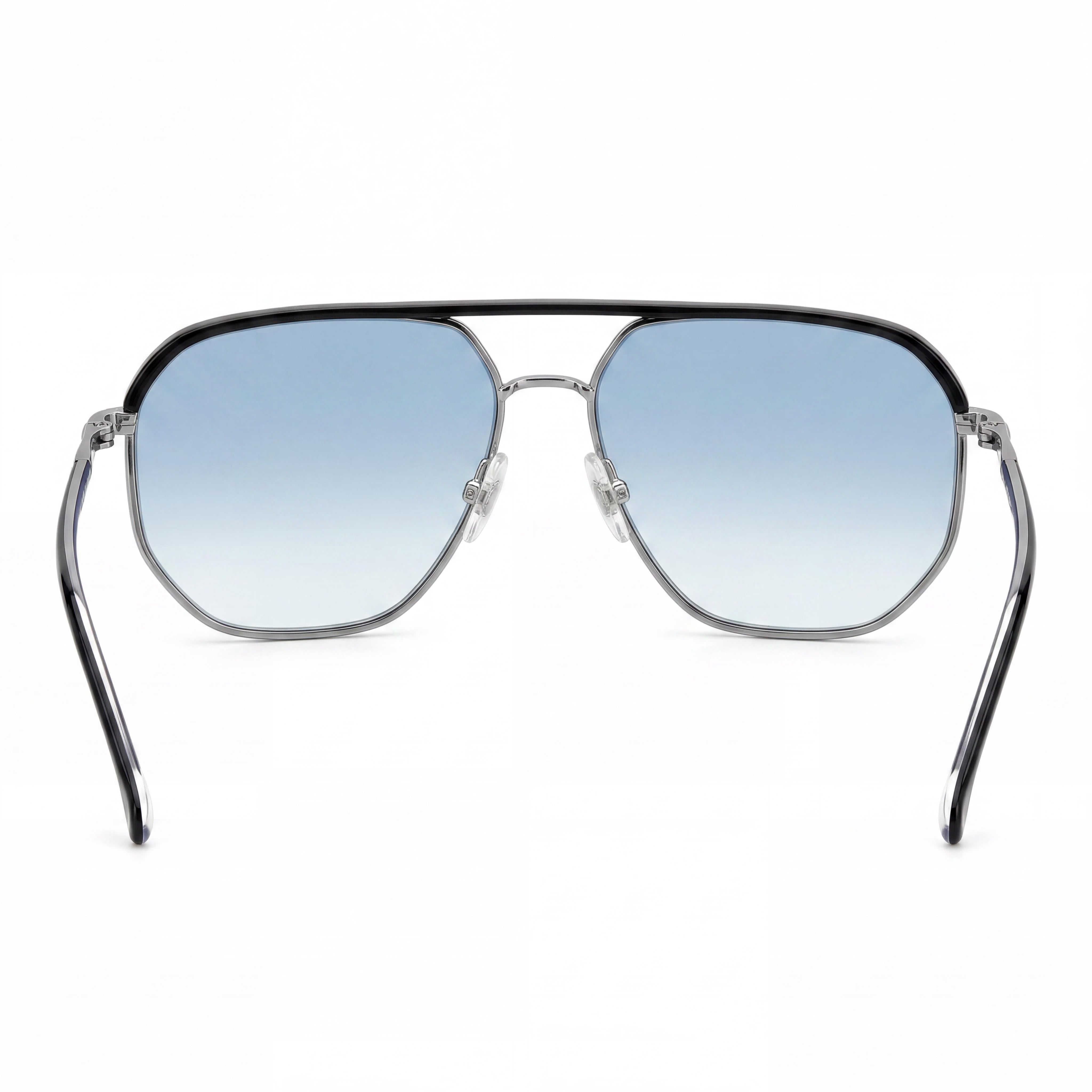 Carrera Classic Men's Stainless Steel Dark Blue Gradient Frame Ruthen Blue Gradient UV Protected Sunglasses 59mm, Photo 3