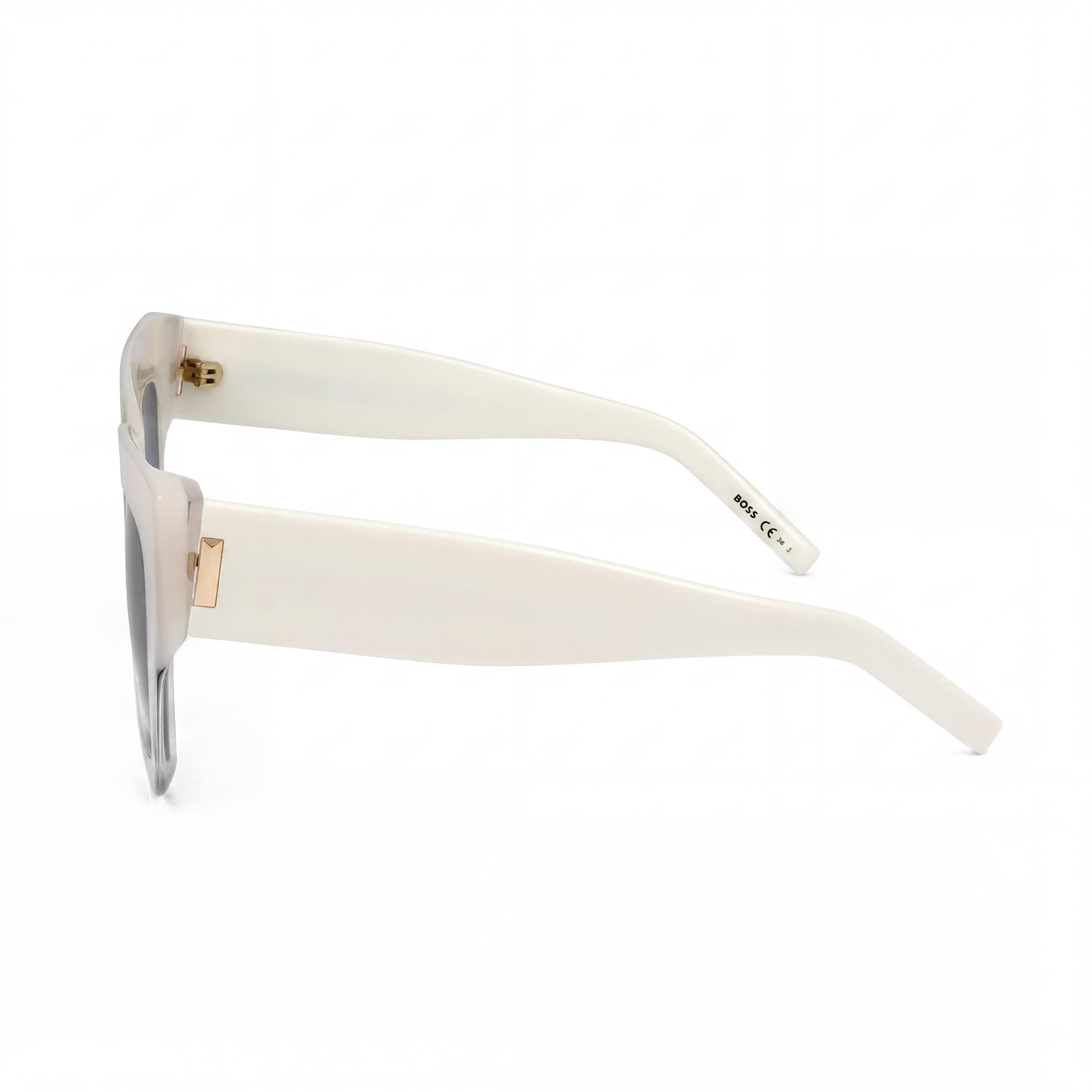 Hugo Boss Casual Women's Shaded Ivory Plastic Frame Gradient Polycarbonate UV Protection Sunglasses 51mm, Photo 3