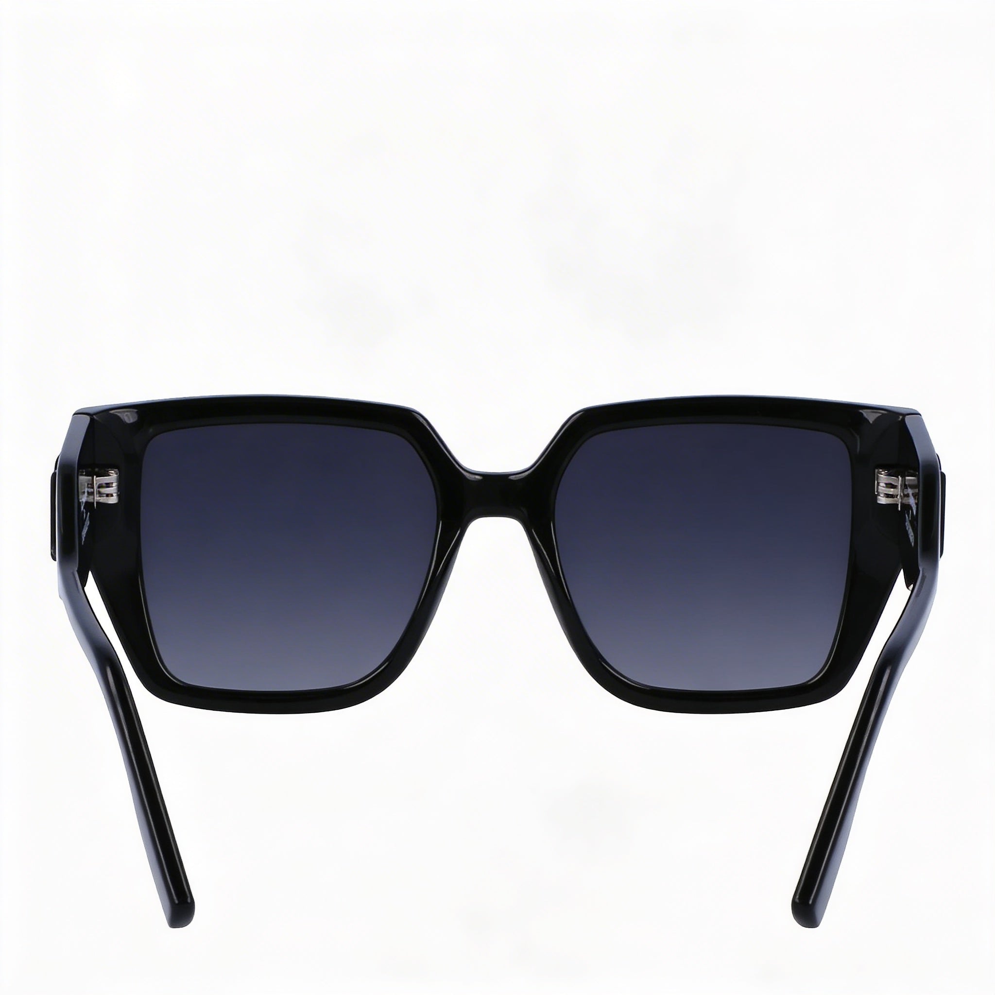 Karl Lagerfeld Classic Women's Black Plastic Frame 100% UV Protected Lenses 52mm Lens Width Sunglasses, Photo 3