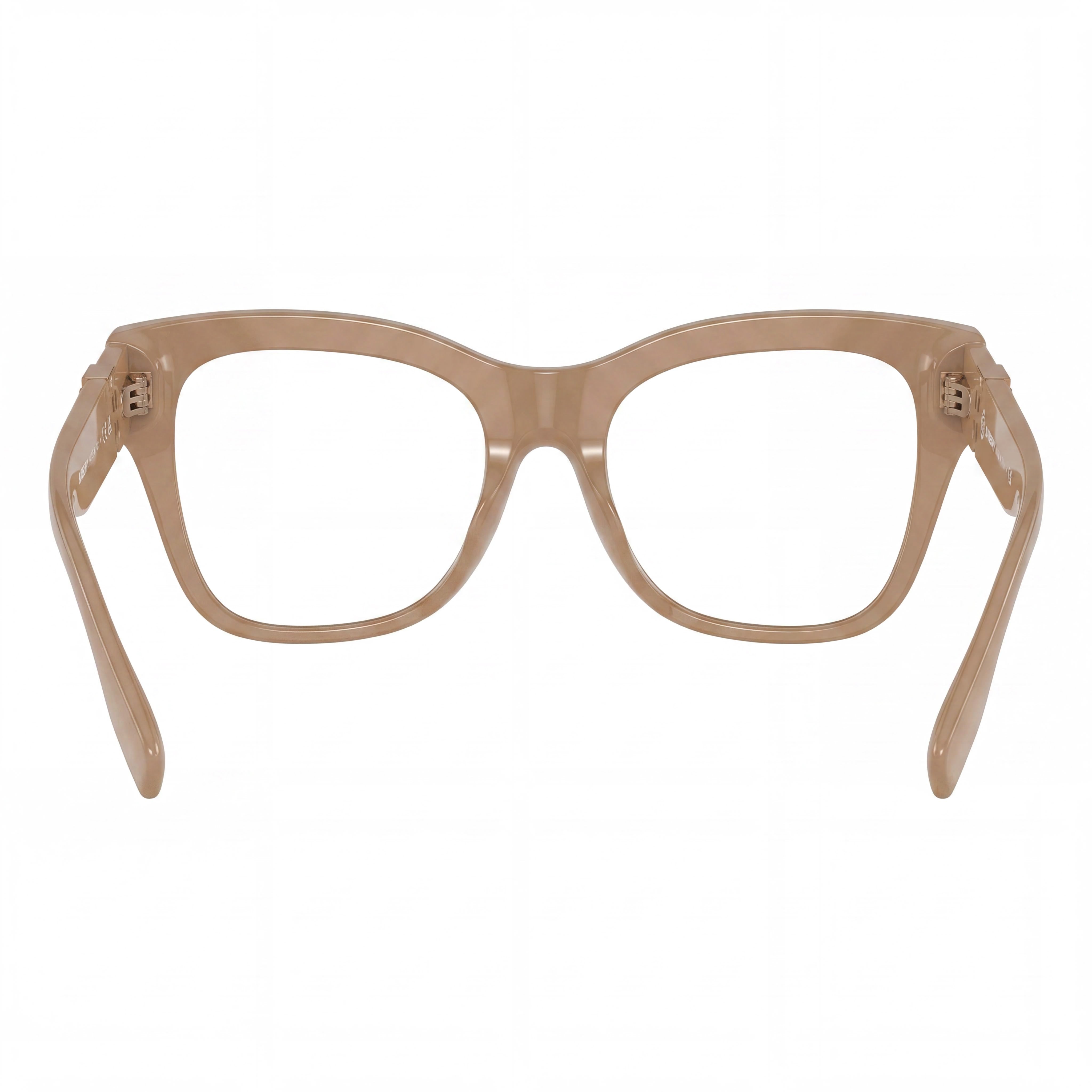 BURBERRY Women's Beige Optical Frames, Ready for Custom Prescription Lenses, Featuring Clear Demo Lenses, Photo 3