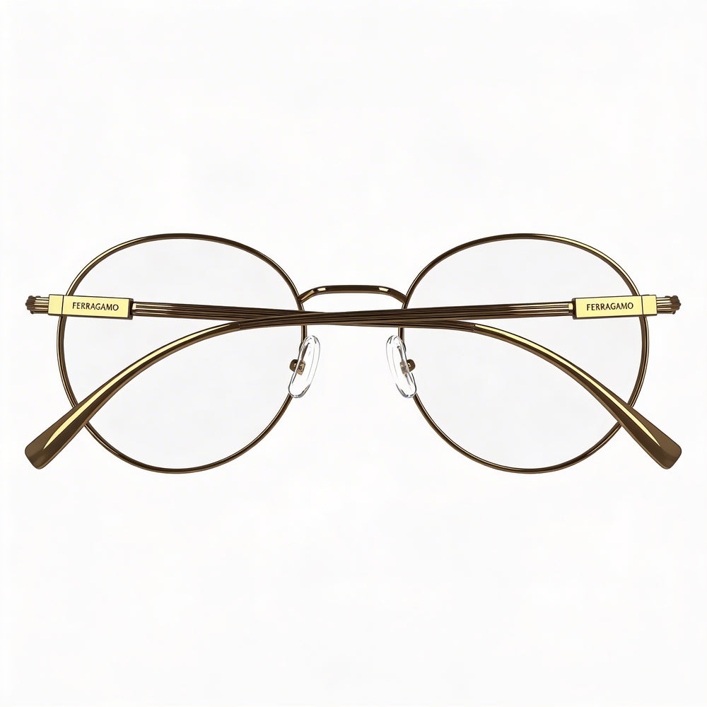 Salvatore Ferragamo SF2229 Men's Metallo Amber Gold Polycarbonate Sunglasses 50mm