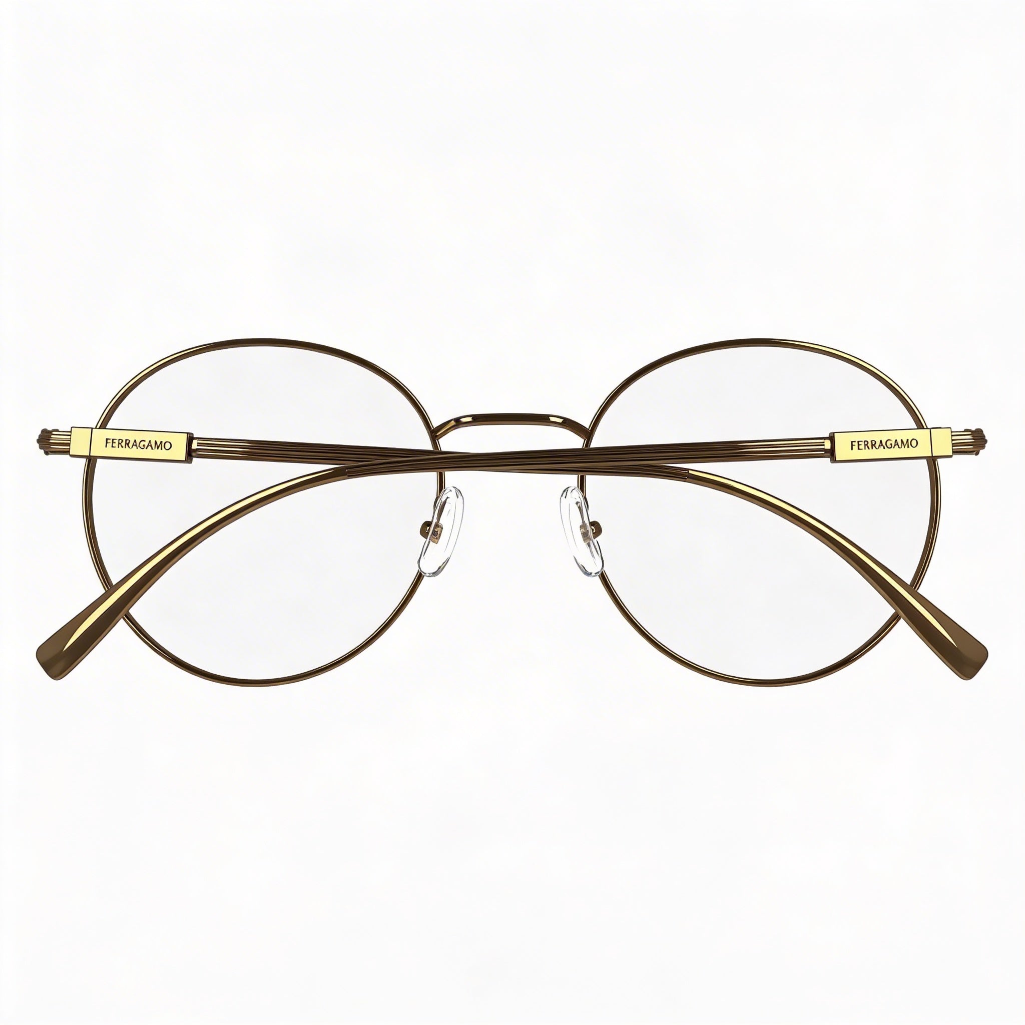 Salvatore Ferragamo SF2229 Men's Metallo Amber Gold Polycarbonate Sunglasses 50mm, Photo 3