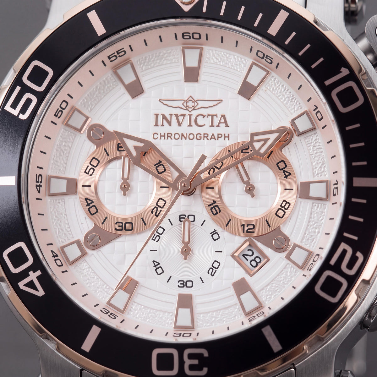 Invicta Coalition Forces 50232 Men's 52mm Chronograph Quartz Silver Stainless Steel 10 ATM Watch, Photo 2