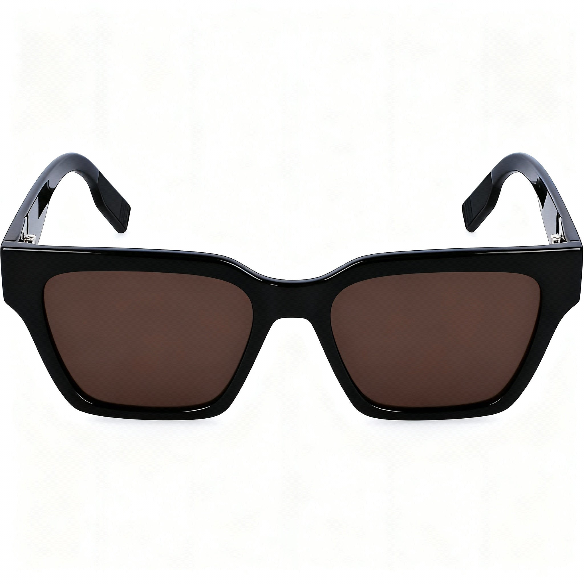 Lacoste L6002S Women's Bio Injected Rectangular Sunglasses 53mm Black Frame Brown Lens, Photo 4