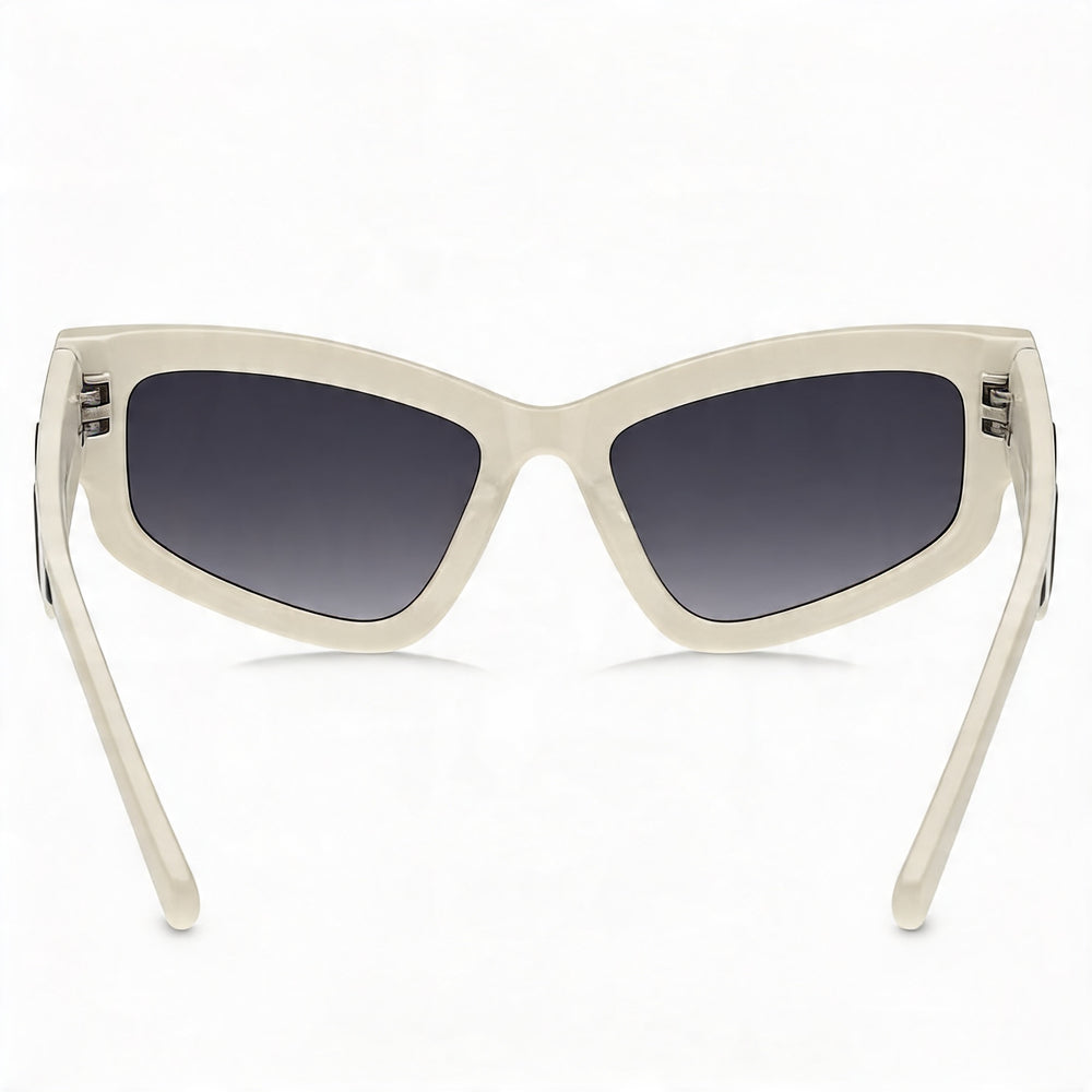 Marc Jacobs Casual Men’s Polyamide Frame Sunglasses Beige Black with Dark Grey Shaded Polycarbonate Non-Polarized Lenses 55mm