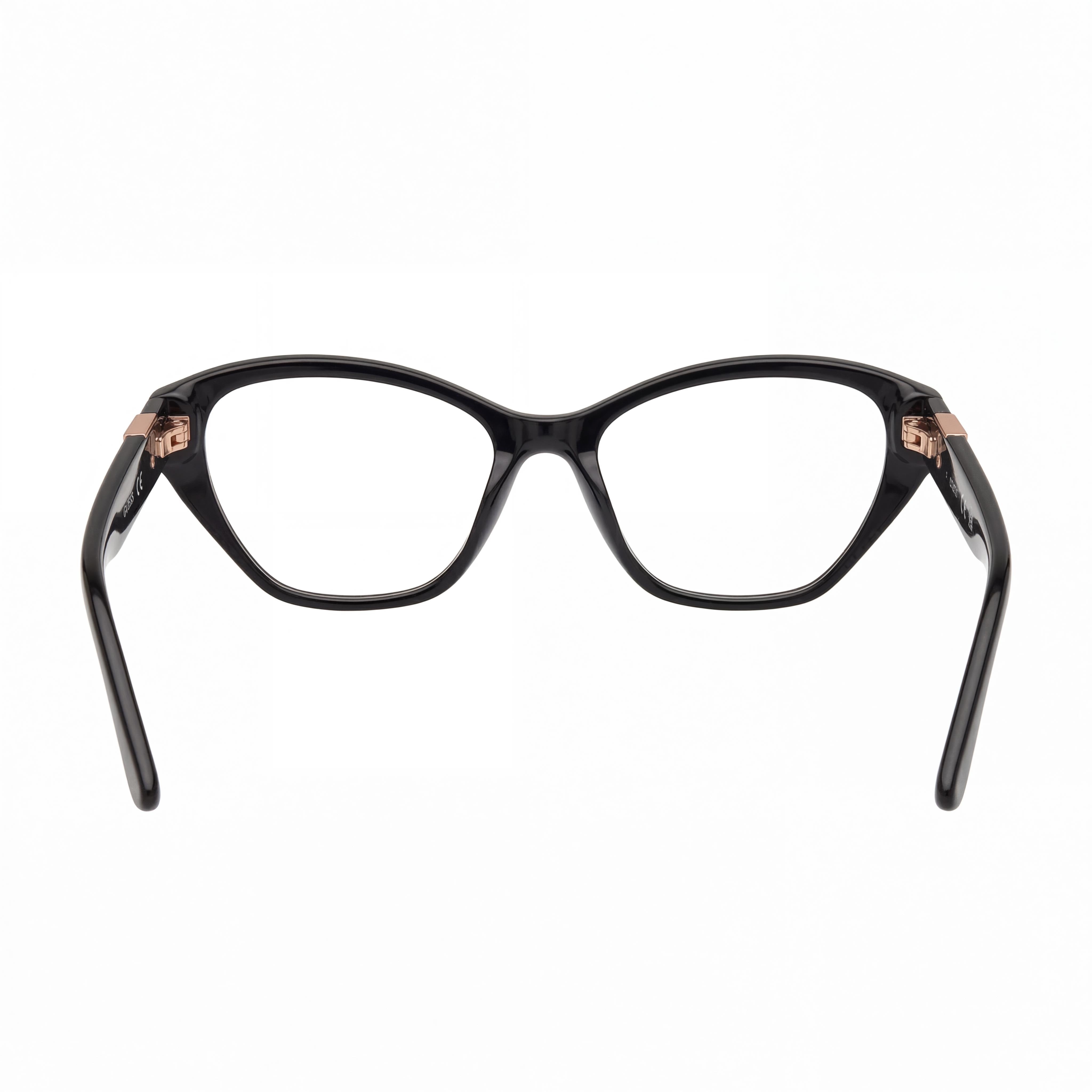 Gafas GUESS clásicas para mujer con montura negra brillante y lentes de policarbonato multicolor 49-16-135mm, Photo 2