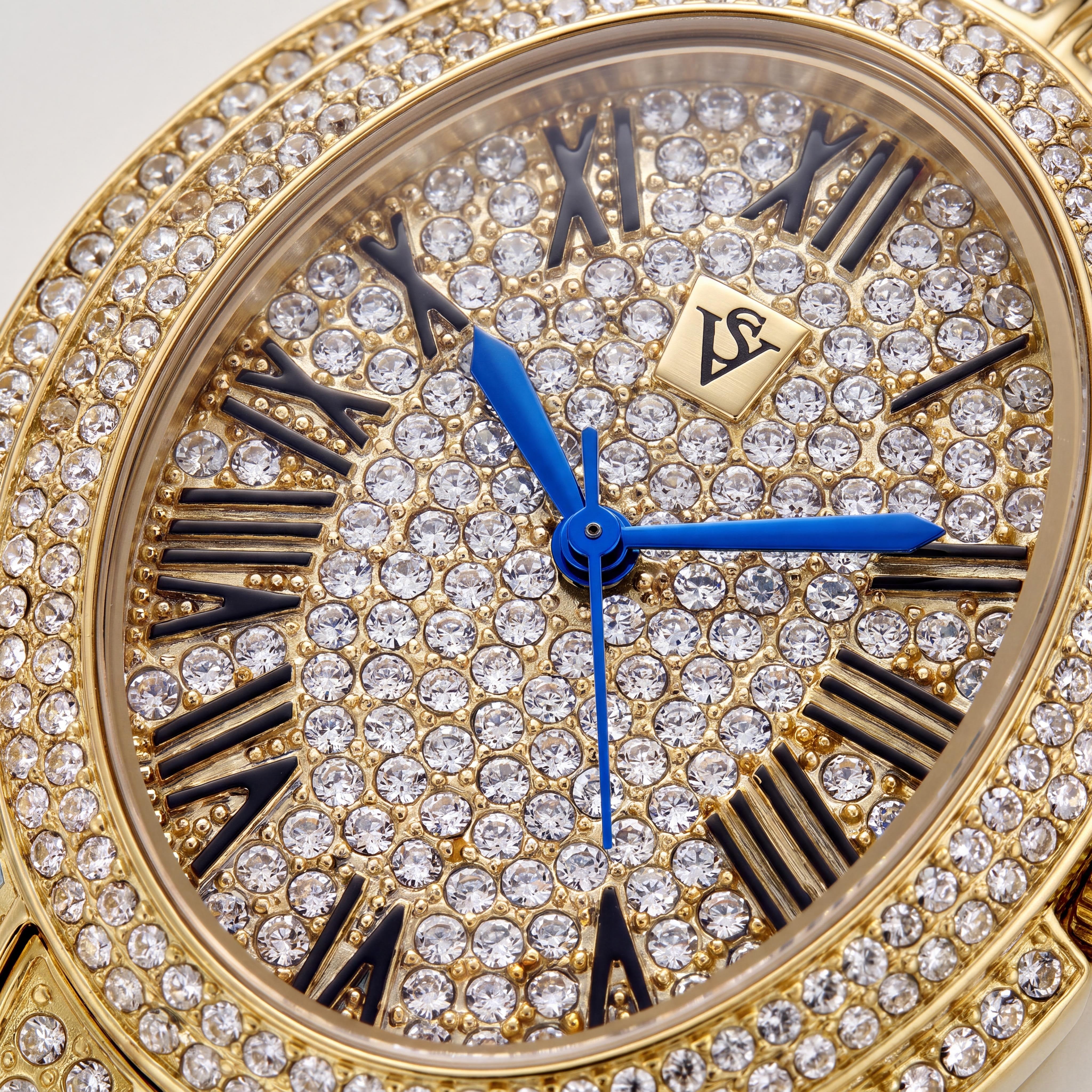 Reloj de pulsera para mujer Christian Van Sant de acero inoxidable en tono dorado resistente al agua, Photo 2