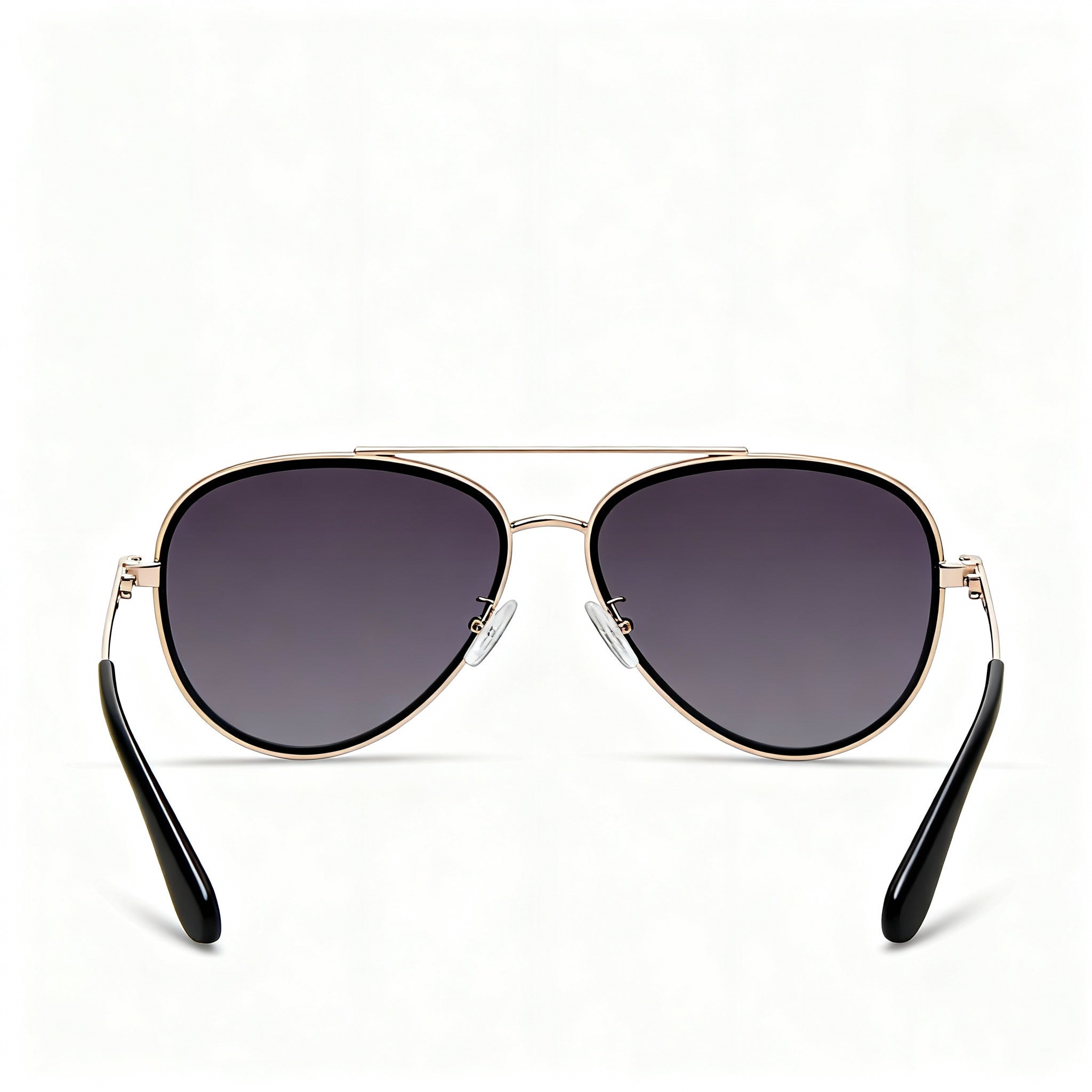 Kenneth Cole New York Kc5832b Women's Gold Metal Frame Non-Polarized Gradient Smoke Lenses Sunglasses 58mm, Photo 3