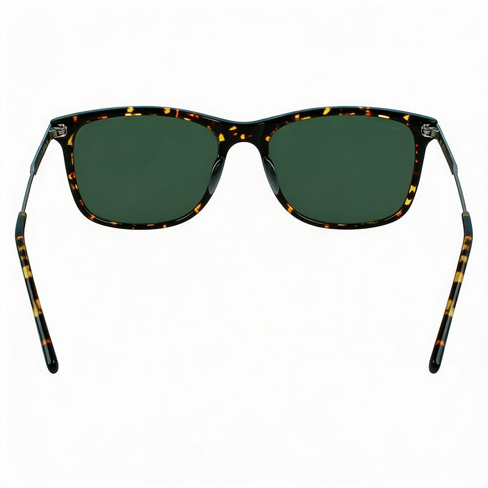 Lacoste Classic Rectangular Unisex Sunglasses with Dark Havana Plastic Frame and UV Protection 56mm