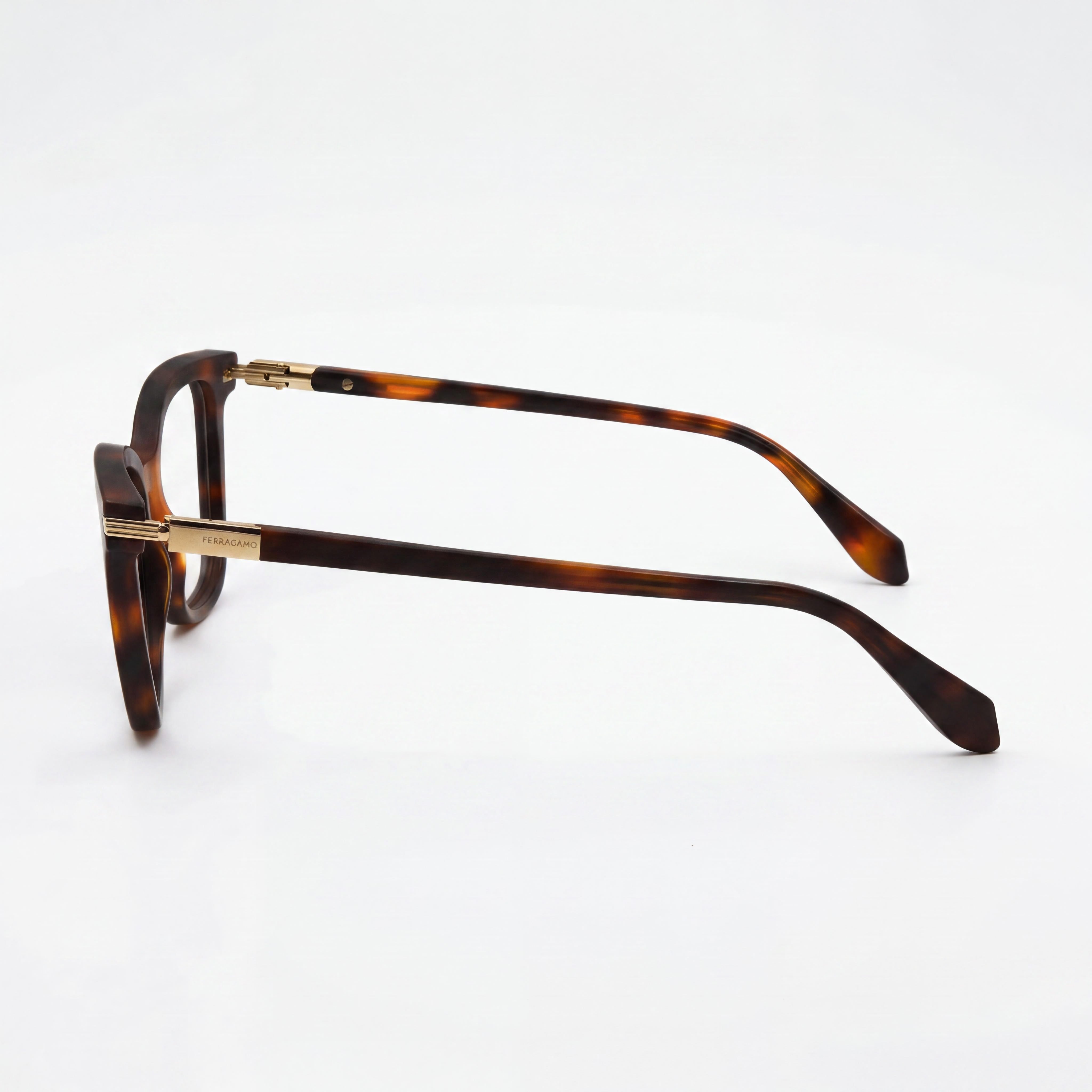 Ferragamo Unisex Tortoise Injected Acetate Frame Polarized Polycarbonate Multicoloured Lenses Eyewear 51mm, Photo 2