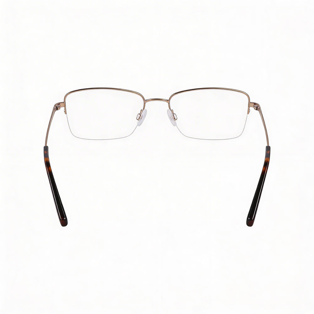 Montura de gafas unisex Flexon W3043 de acetato en color topo satinado, lentes de 54 mm, puente de 18 mm, patillas de 135 mm