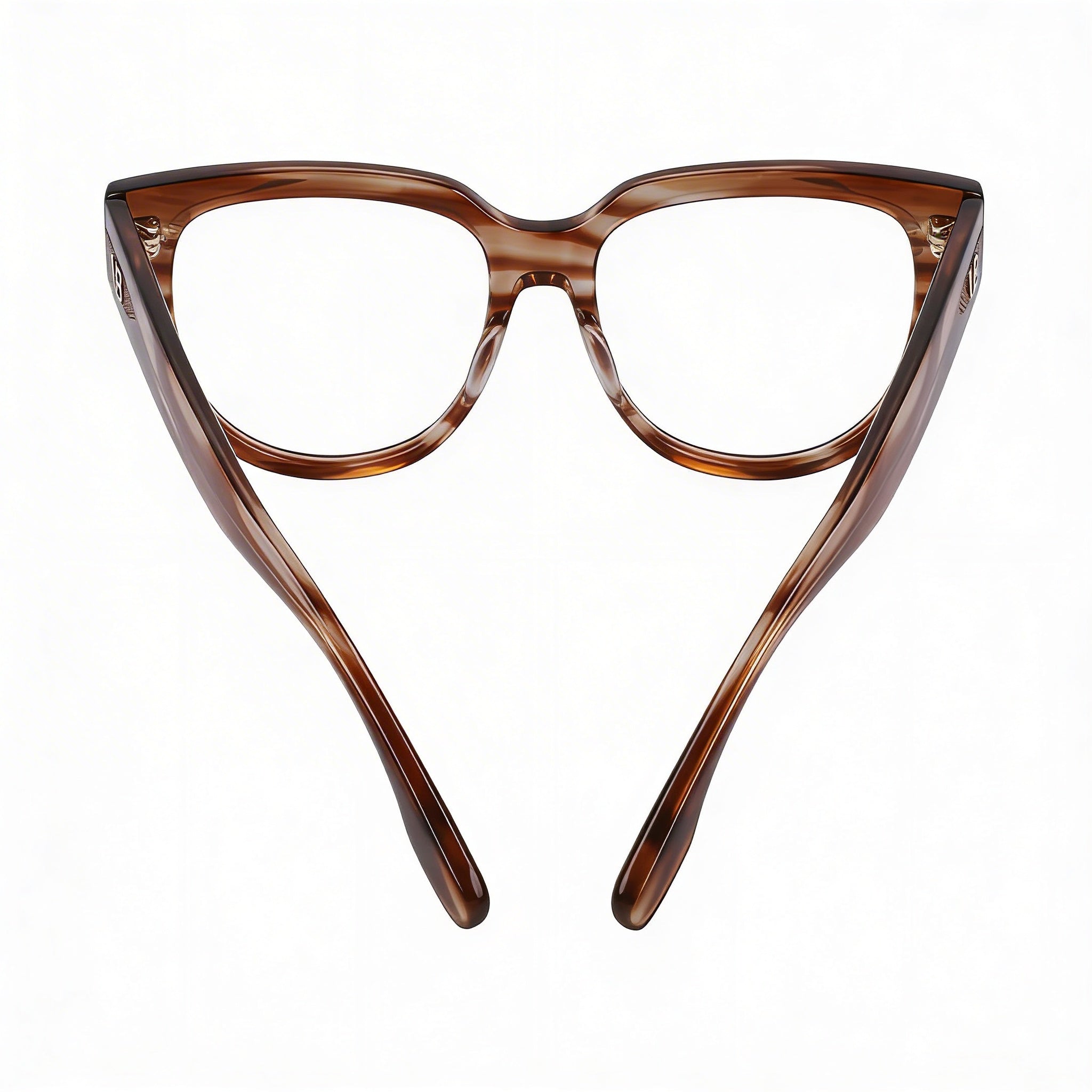 Victoria Beckham Vb2674 Gafas de Mujer de Rayas Marrones Aptas para Prescripción Tamaño 53-17-140, Photo 4