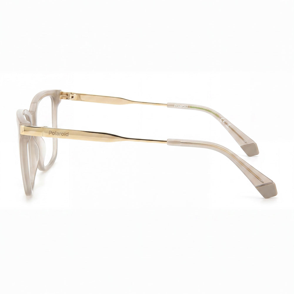 Polaroid Casual PLD D528 Women's Eco Polyamide Non Glasses, Beige 53-18-140mm