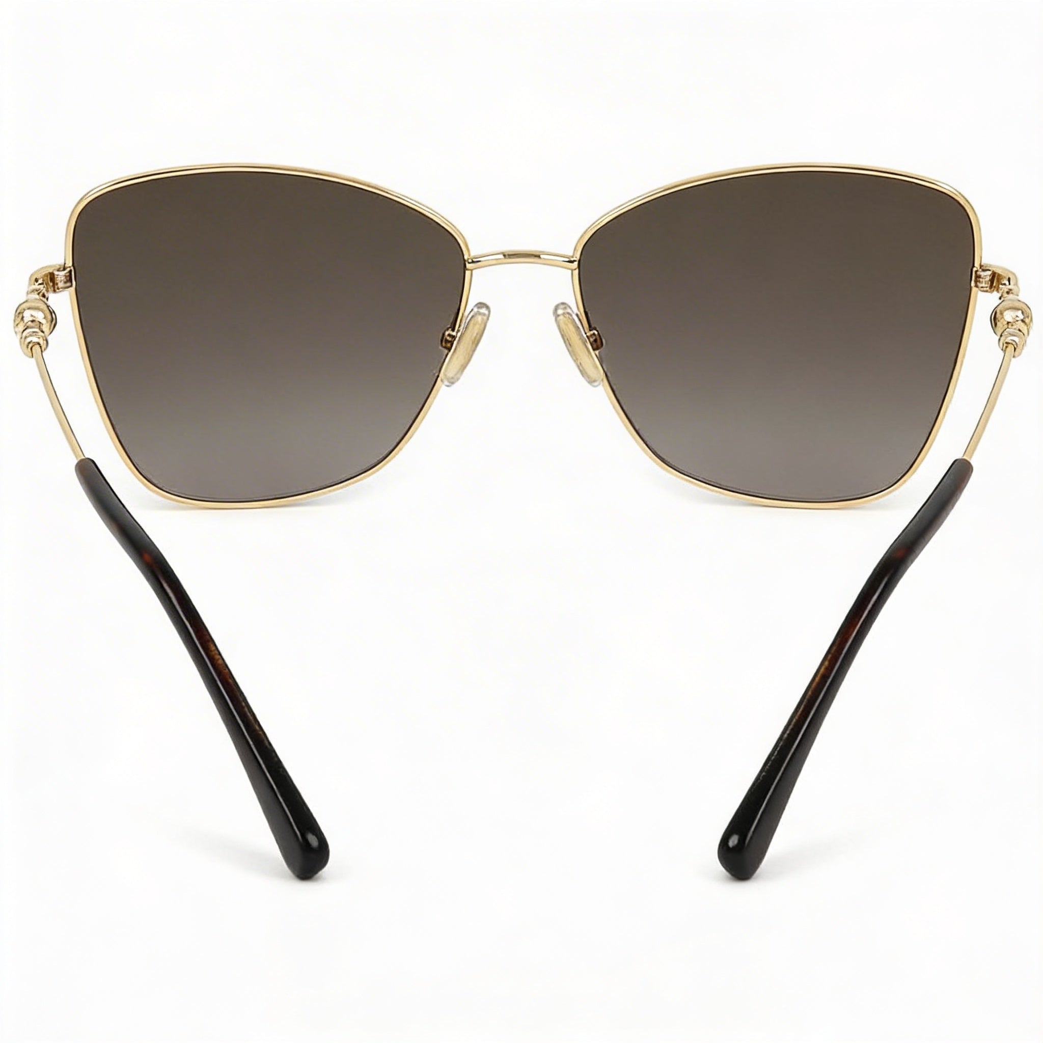 Gafas de sol clásicas JIMMY CHOO de acetato en oro rosa para mujer con lentes en oro rosa, protección UV, 7-1-4, Photo 4