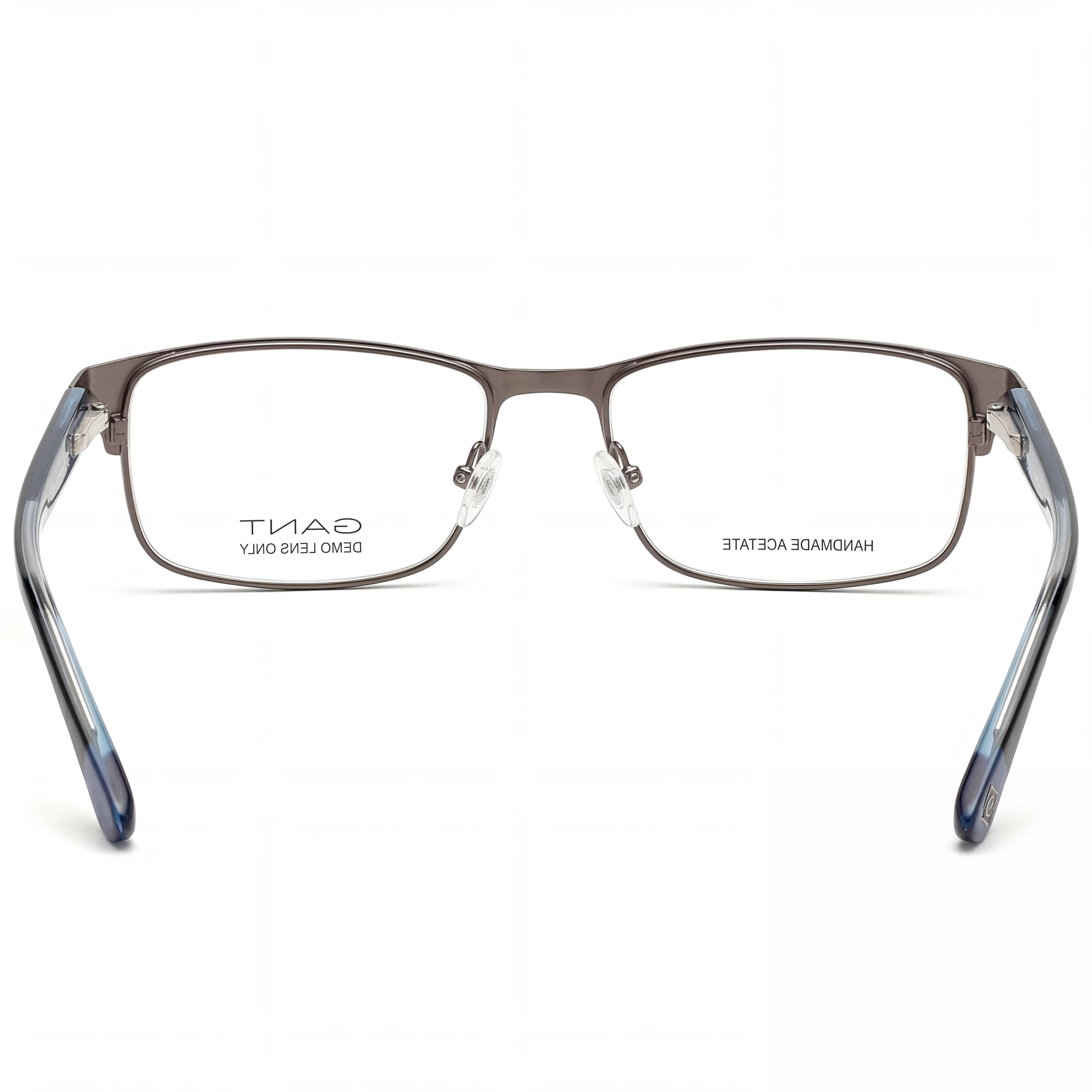 Gafas de hombre GANT Ga3084 con montura metálica en negro plomo mate, 52 mm de ancho de lente, Photo 2