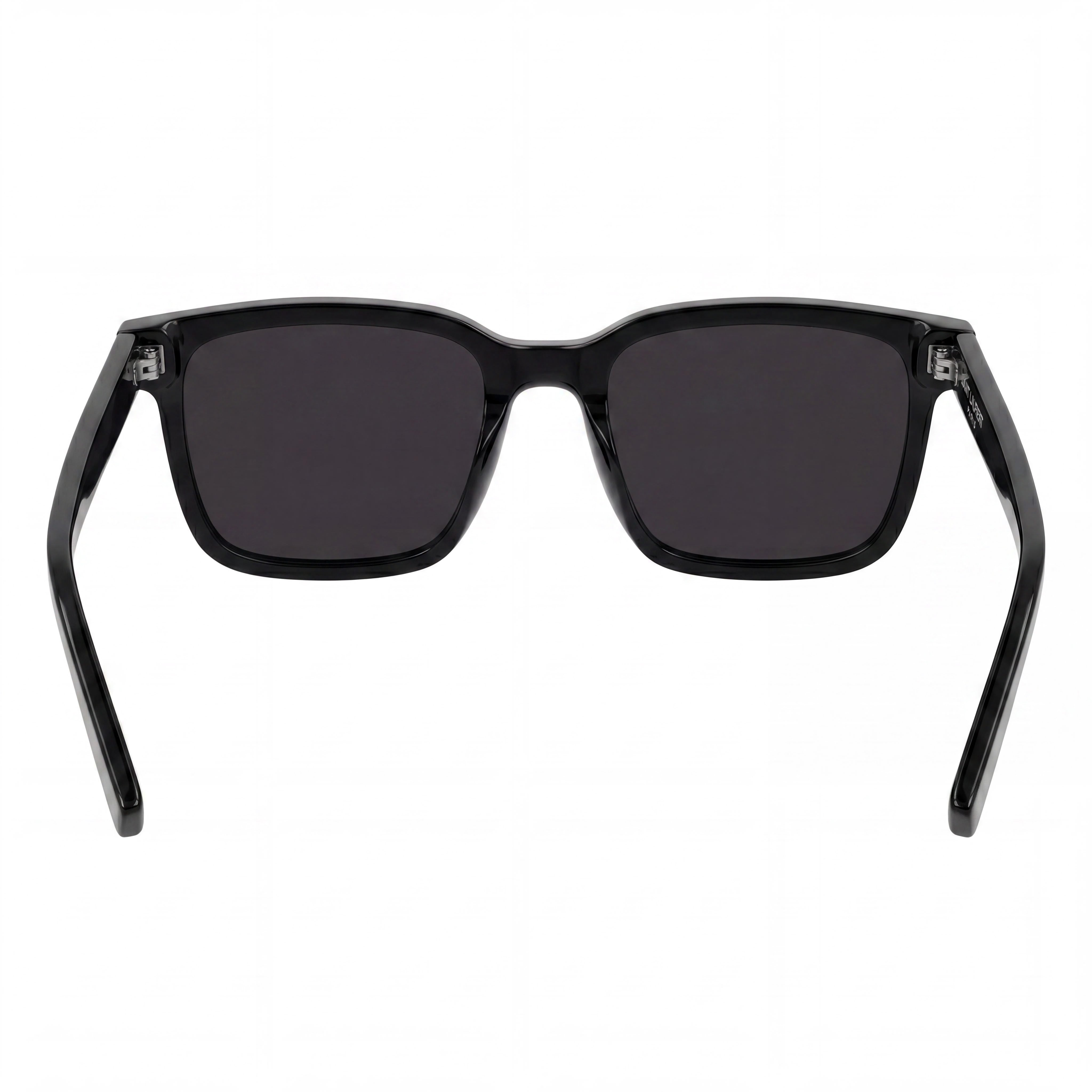 Gafas de sol clásicas Yves Saint Laurent para hombre, cuadradas, de acetato negro, con montura completa, lentes gris oscuro CR39 con protección UV de 54 mm, Photo 3