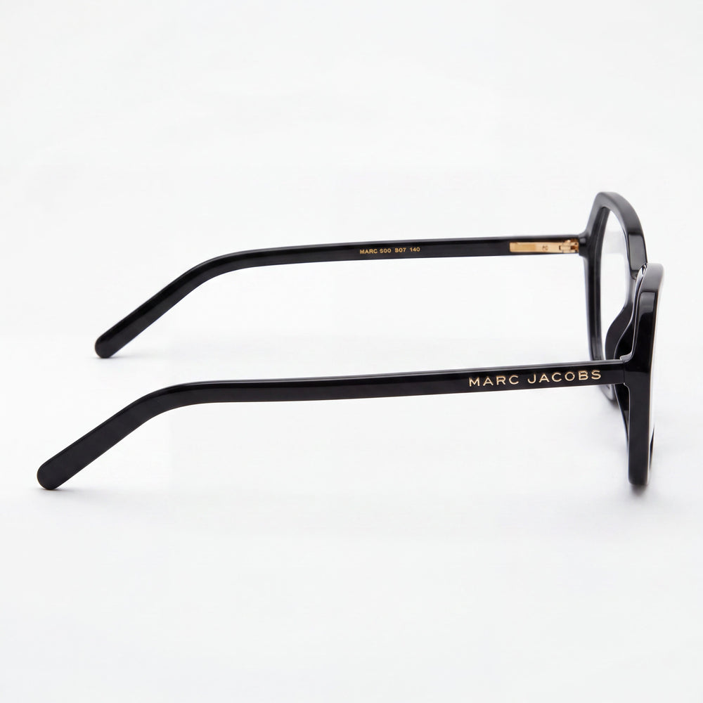 Marc Jacobs MARC 660 Women's Black Square Full Rim Acetate Optical Eyeglasses 54mm Lens, 140mm Temple