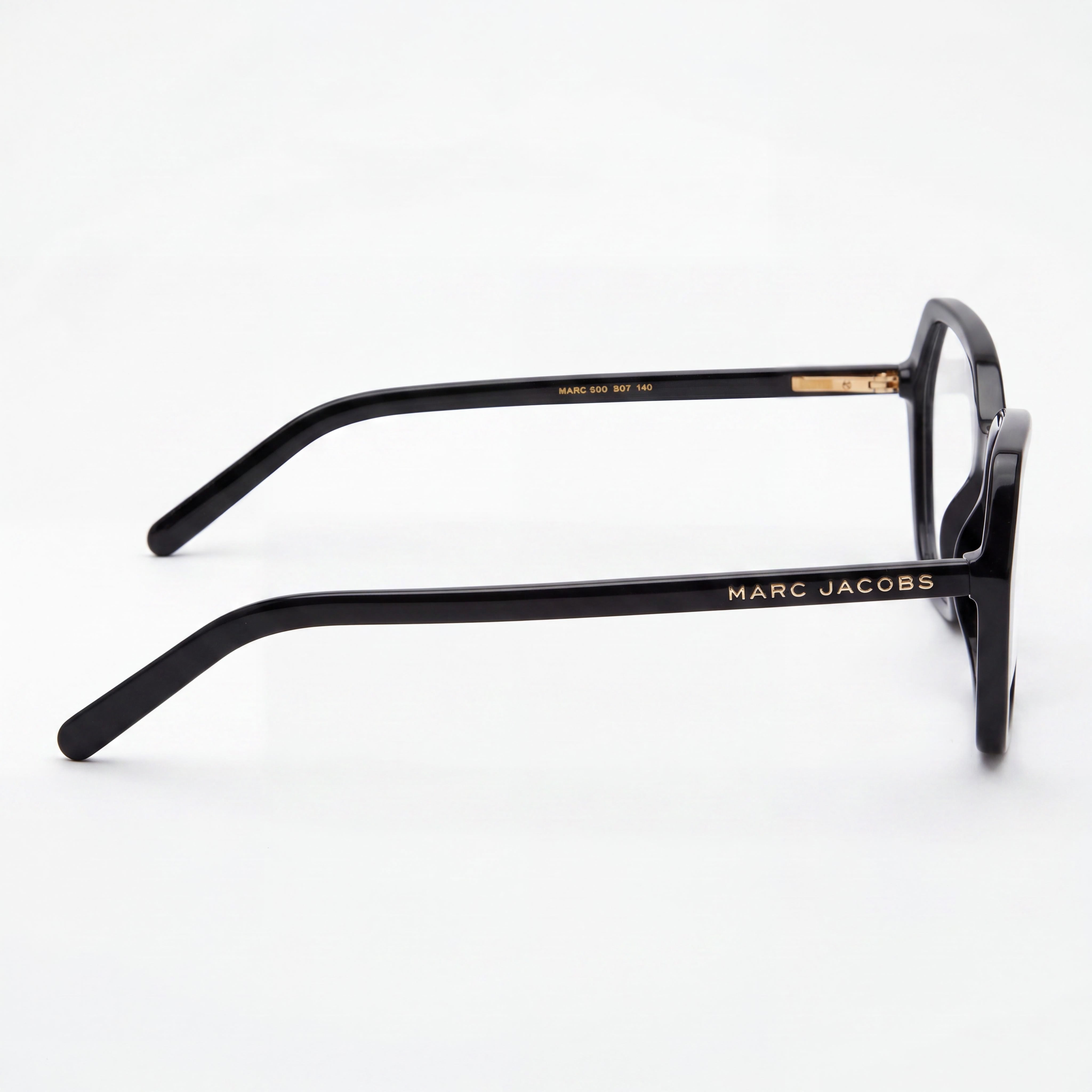 Marc Jacobs MARC 660 Women's Black Square Full Rim Acetate Optical Eyeglasses 54mm Lens, 140mm Temple, Photo 3